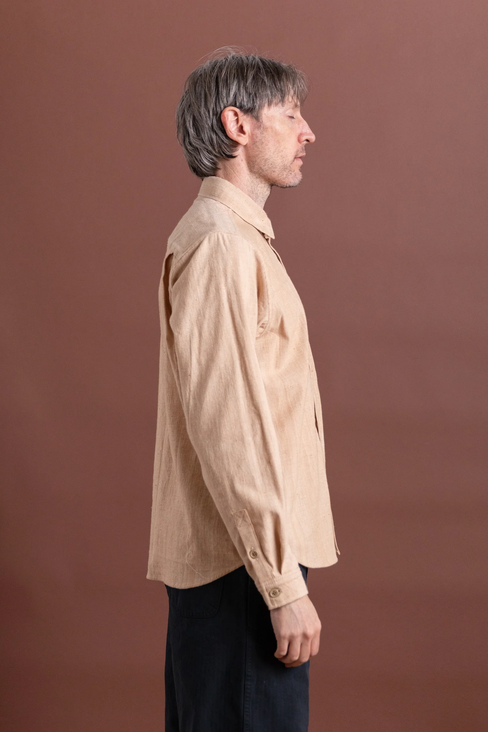 ENCINO PINTOR SHIRT IN NATURAL DYE - Image 3