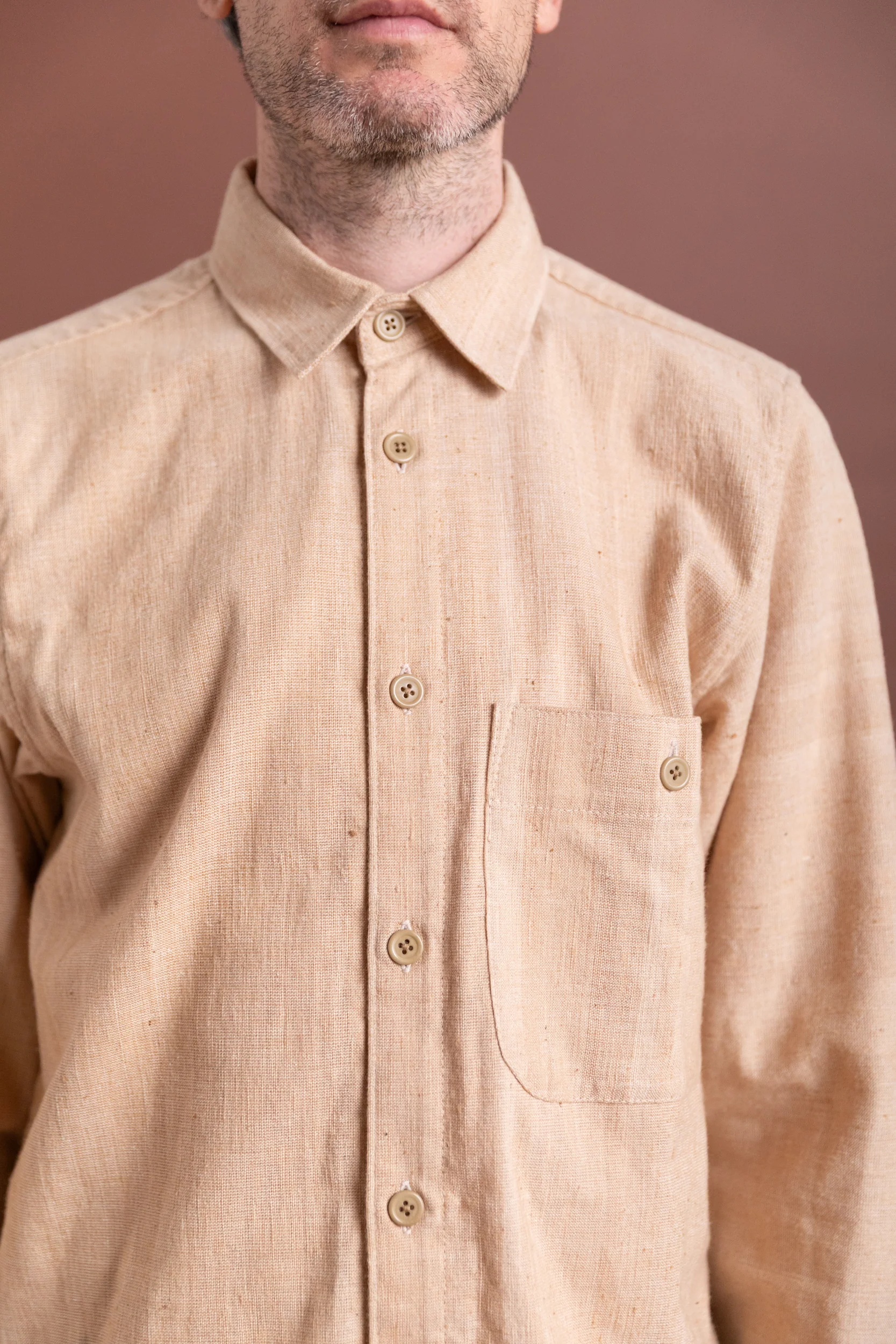 ENCINO PINTOR SHIRT IN NATURAL DYE - Image 7