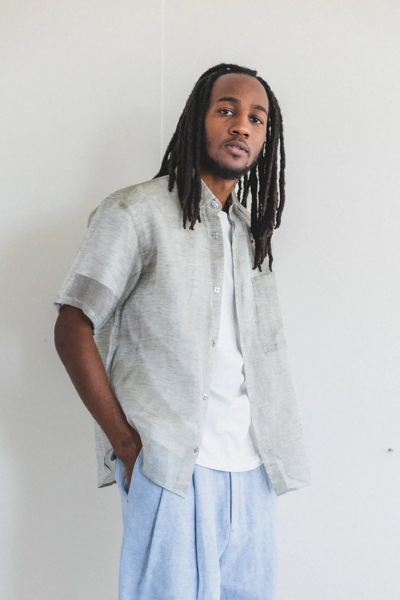 ETERNAL SUMMER SHIRT IN TURKISH UNDYED SILK LINEN - Image 3