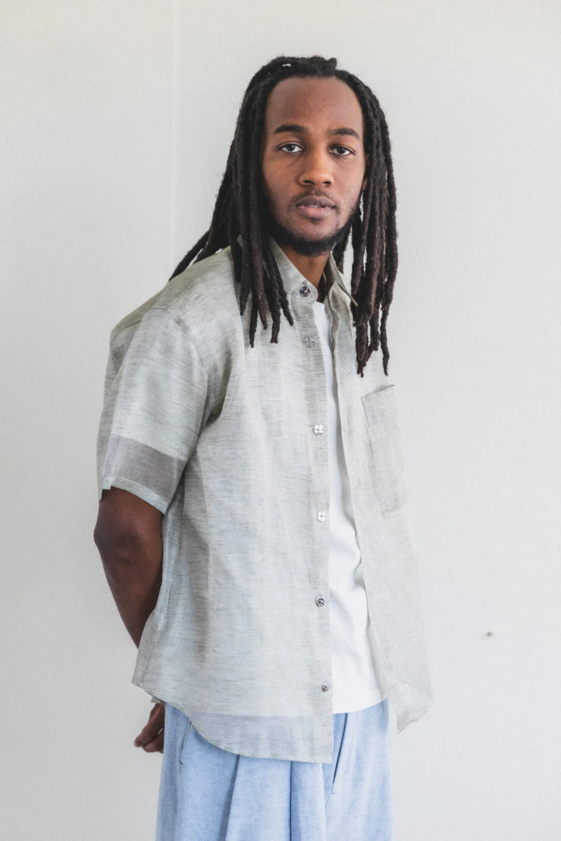 ETERNAL SUMMER SHIRT IN TURKISH UNDYED SILK LINEN - Image 6