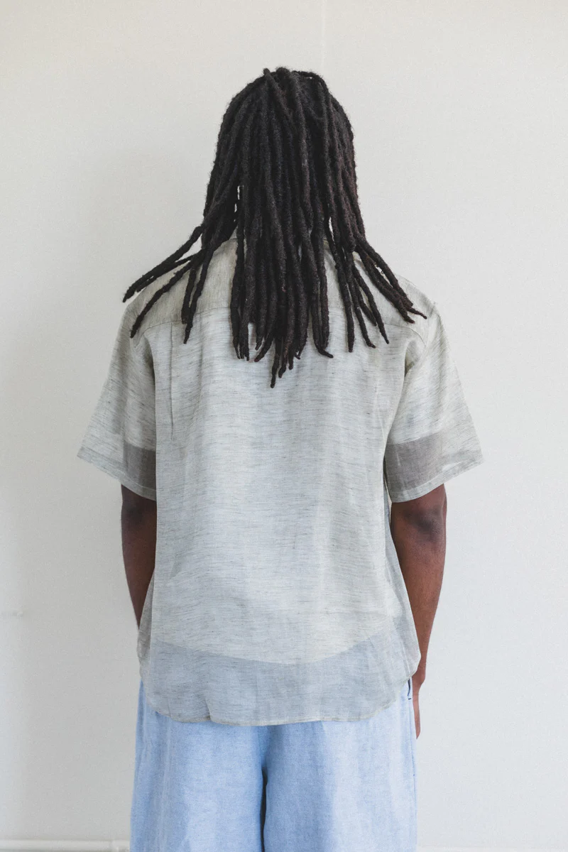 ETERNAL SUMMER SHIRT IN TURKISH UNDYED SILK LINEN - Image 7