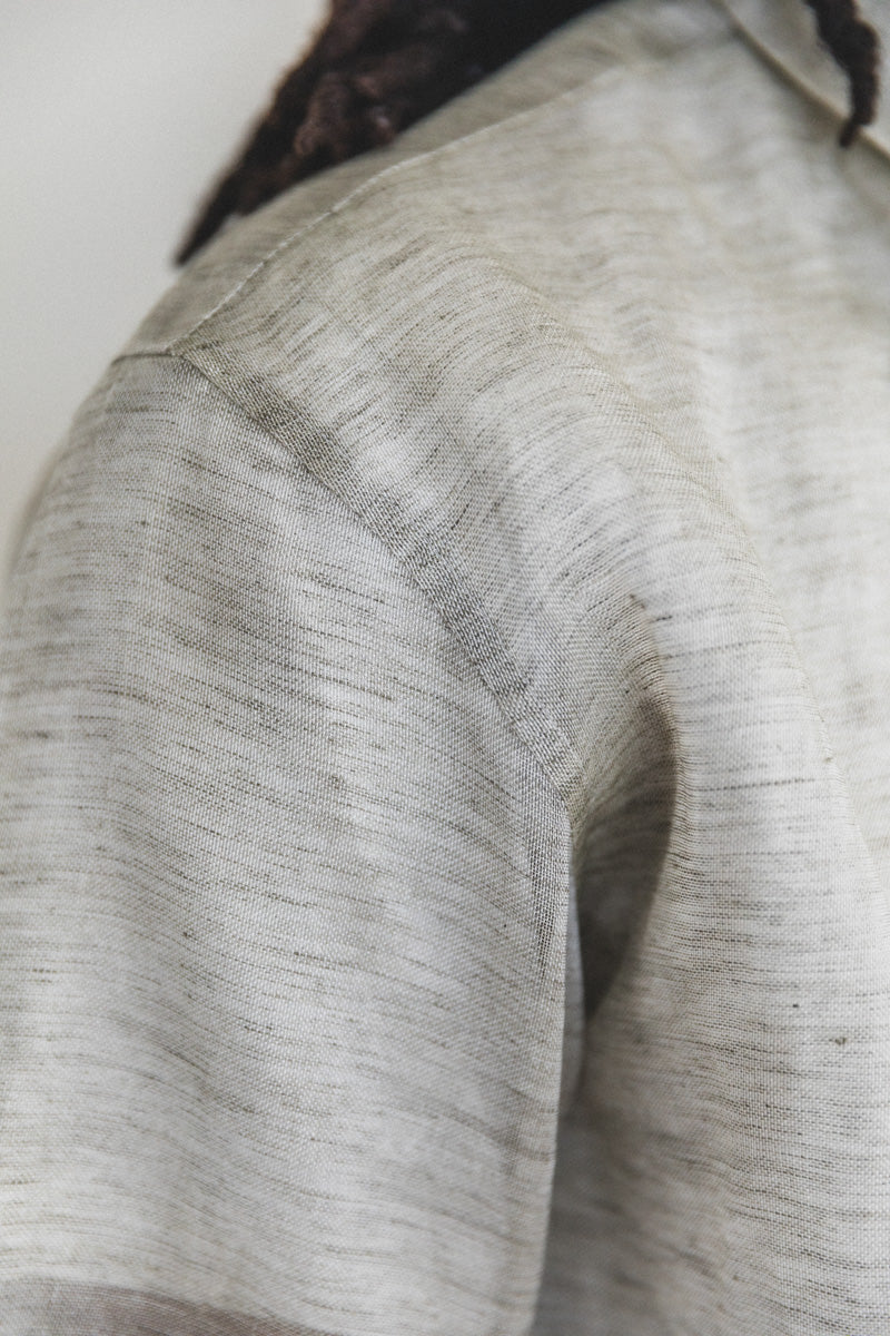 ETERNAL SUMMER SHIRT IN TURKISH UNDYED SILK LINEN - Image 8