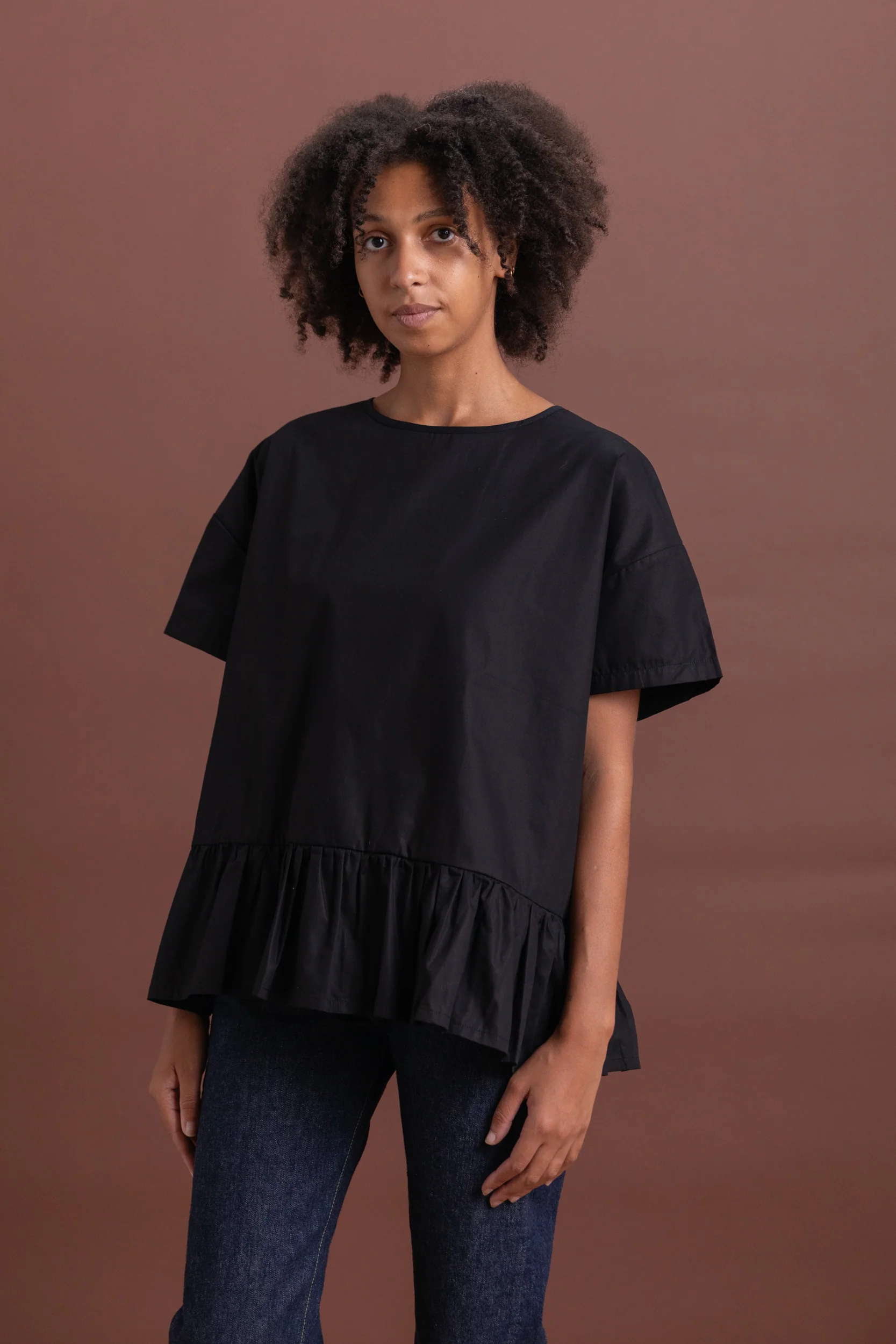 EVAN BLOUSE IN BLACK