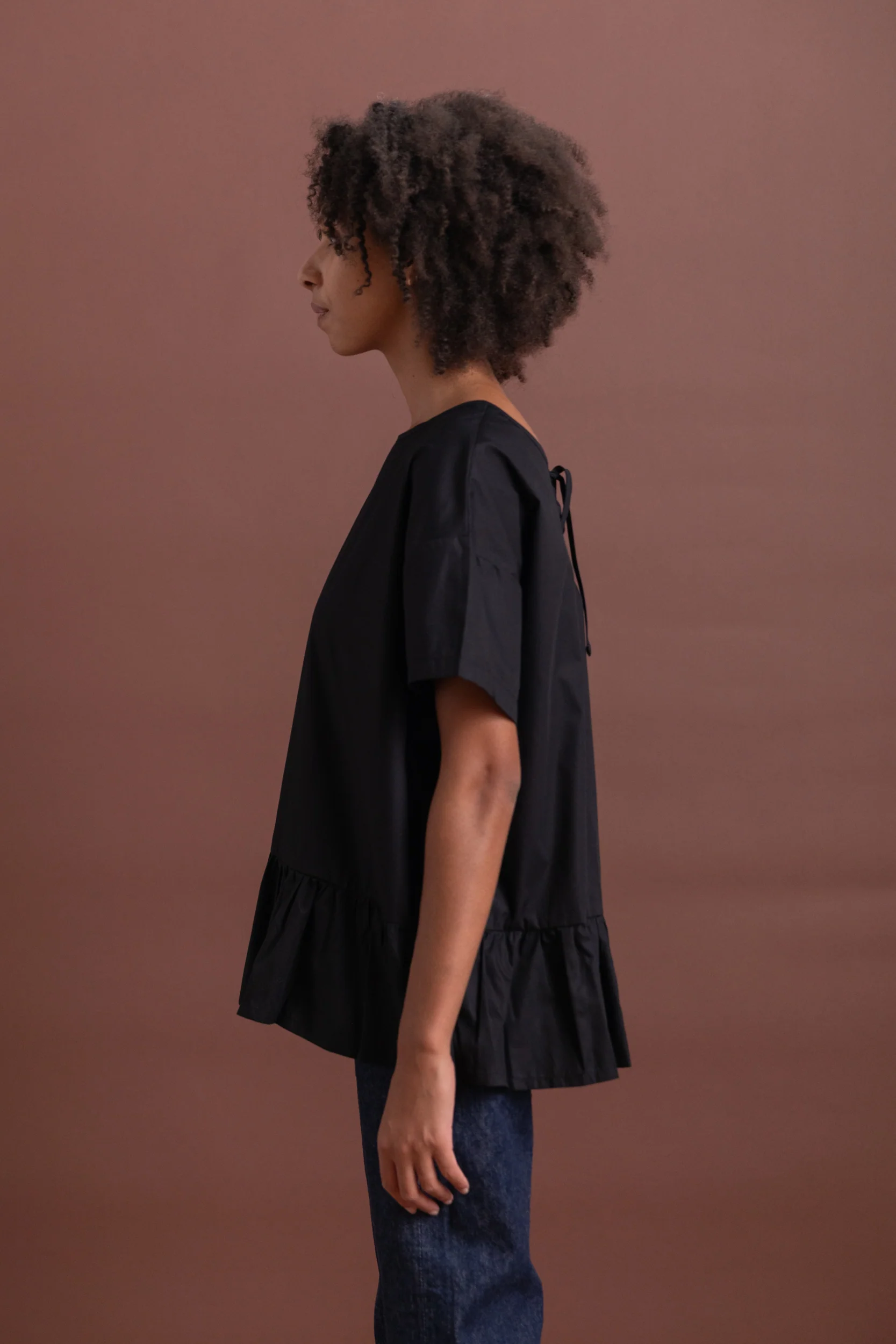 EVAN BLOUSE IN BLACK - Image 2