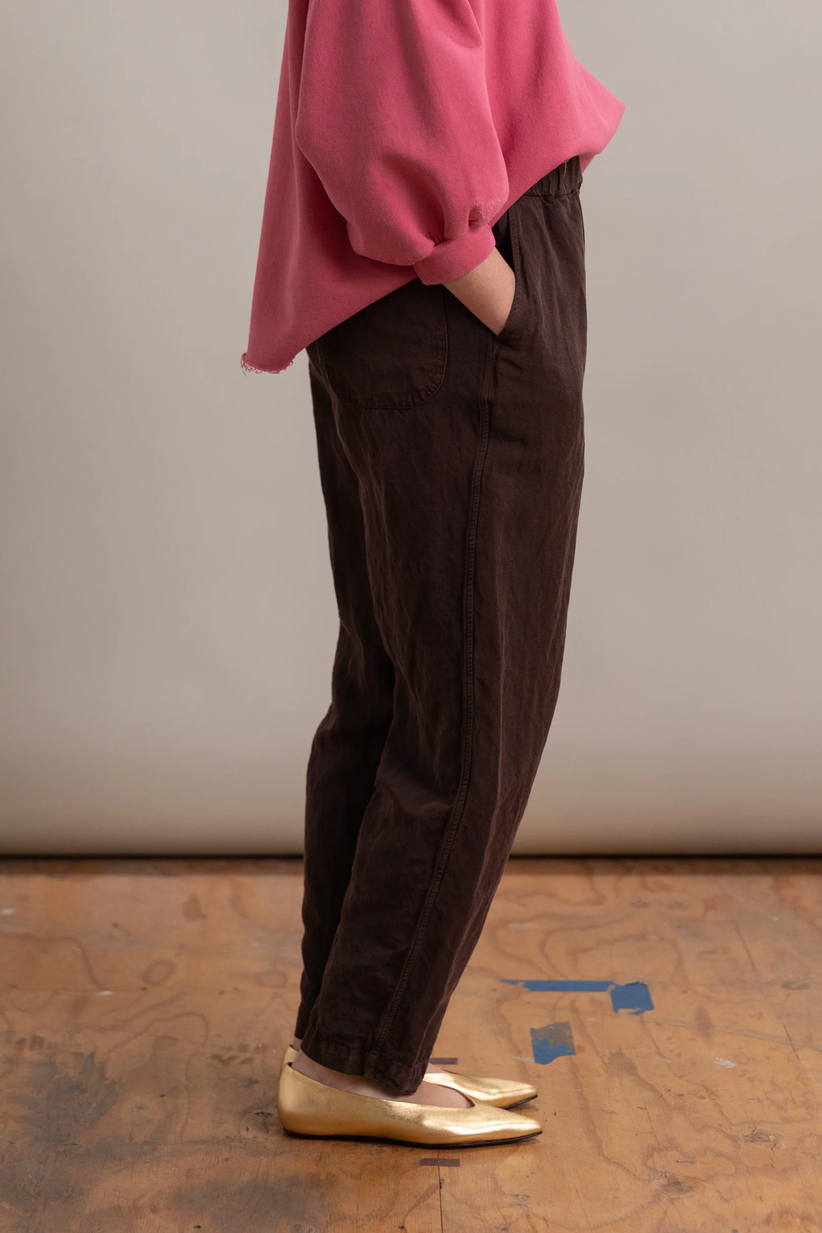 FABI PANT IN BROWN TUAREG - Image 2