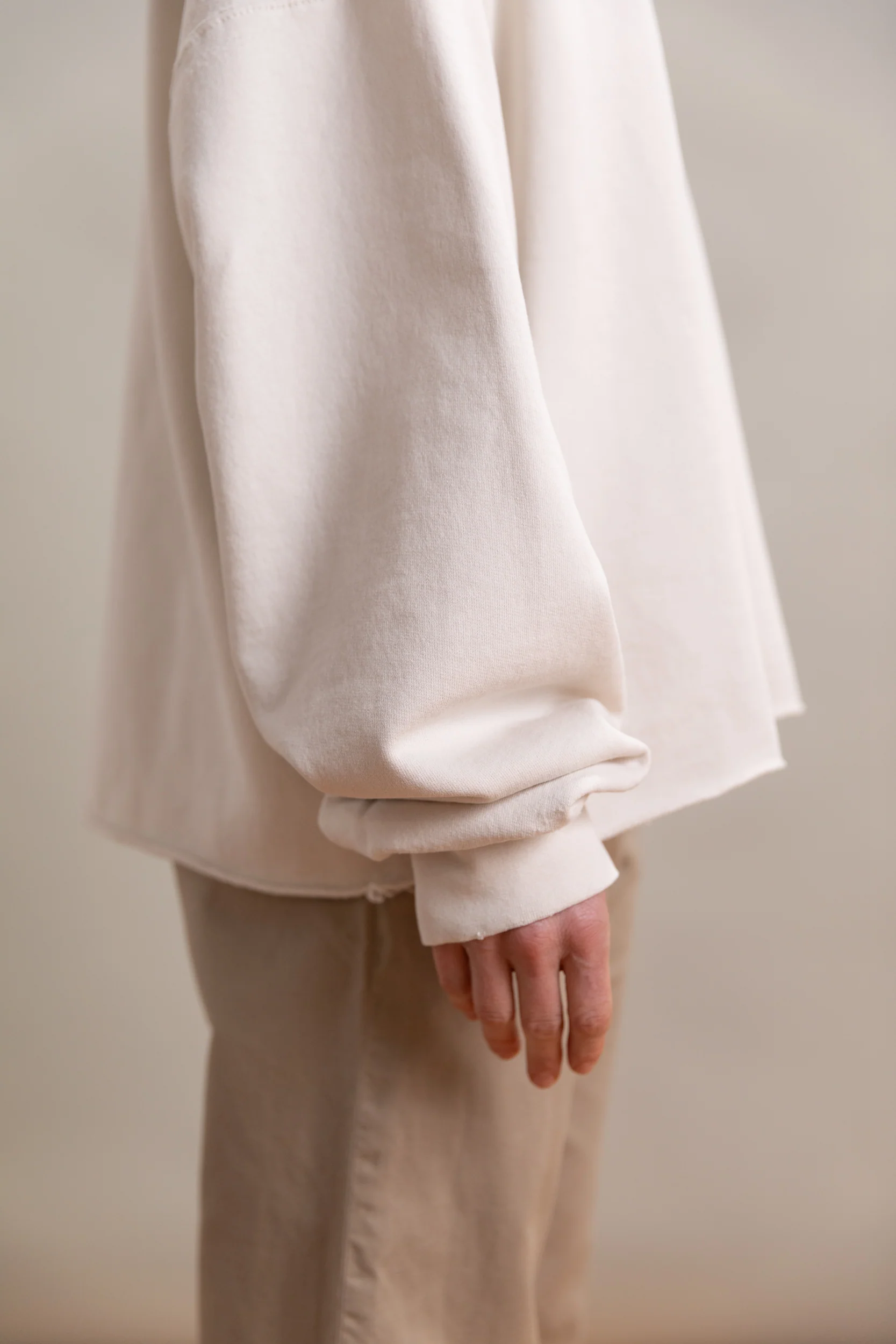 FONDER SWEATSHIRT IN DIRTY WHITE - Image 6