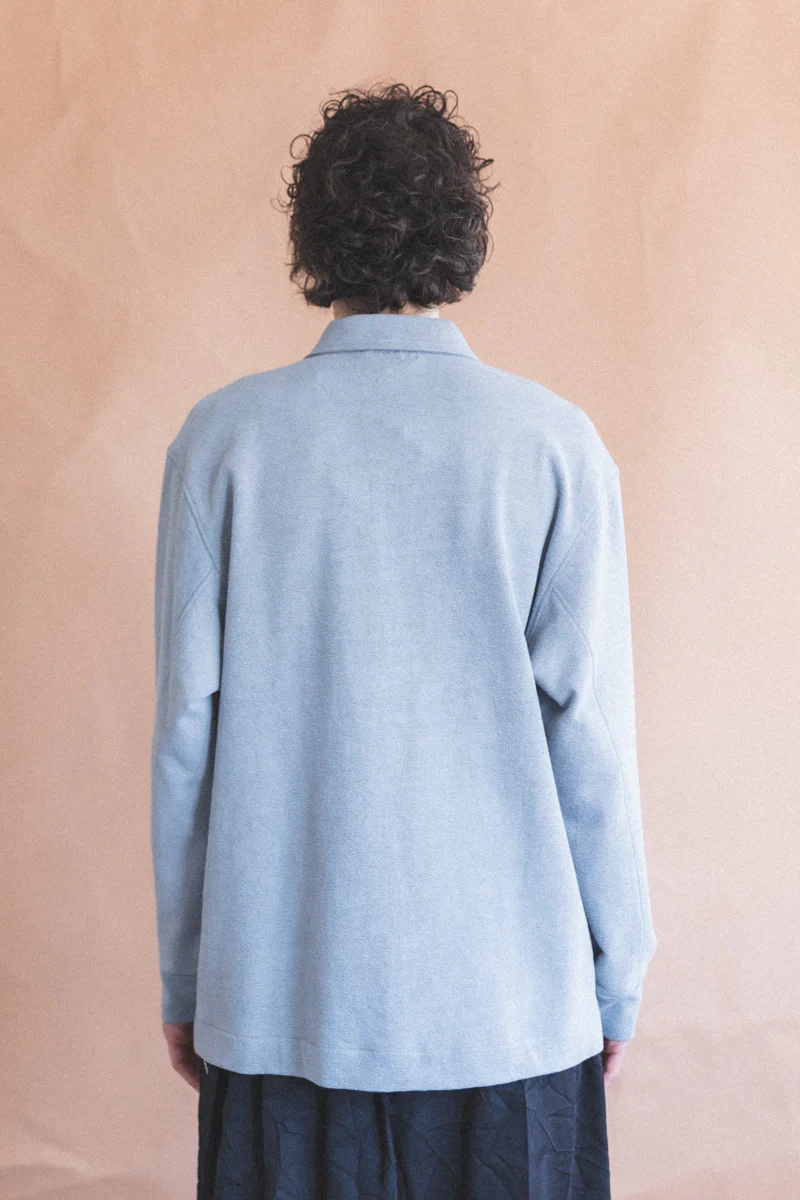 FRANCISCO BUTTONDOWN IN PIGMENT CHALK - Image 5