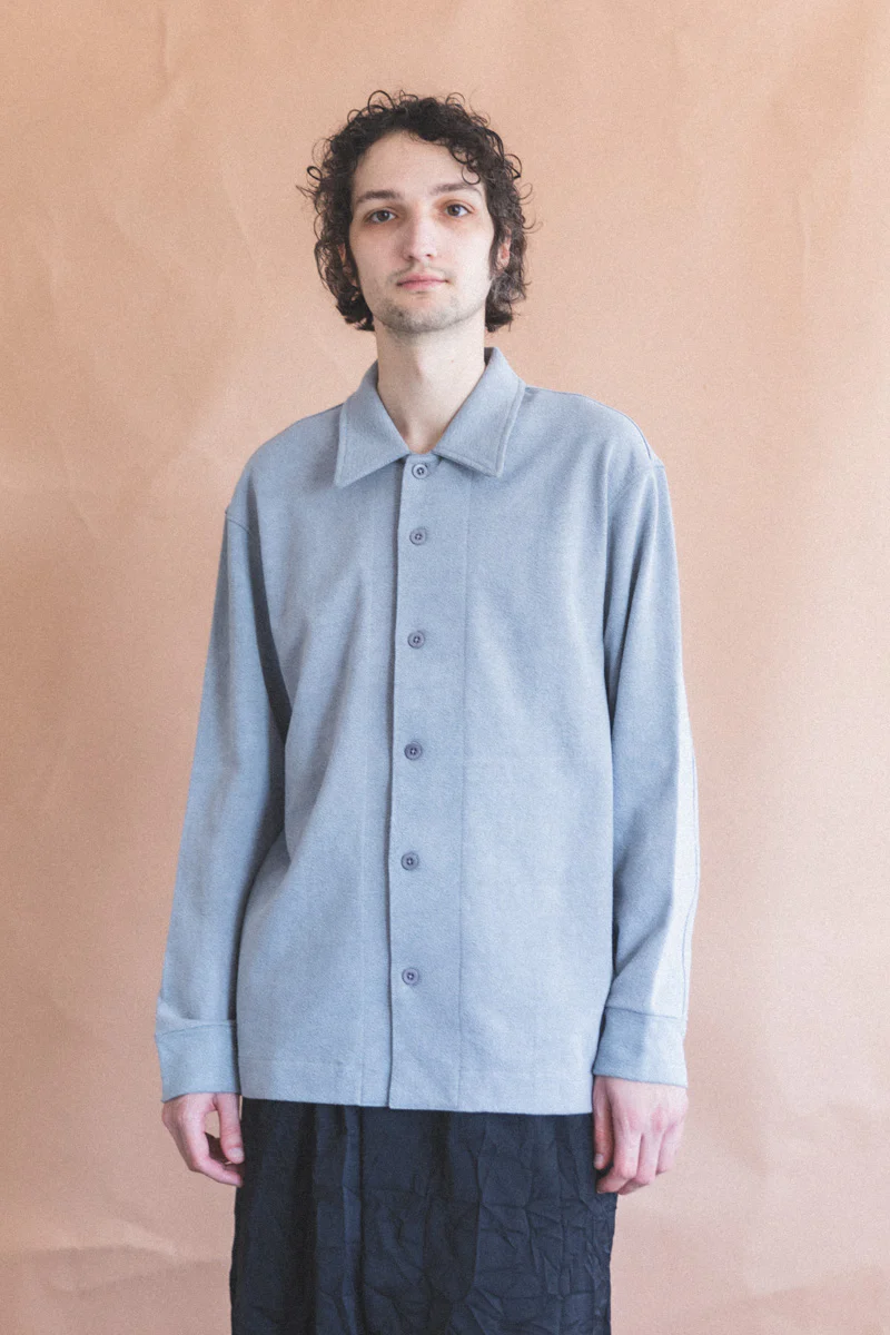 FRANCISCO BUTTONDOWN IN PIGMENT CHALK - Image 6