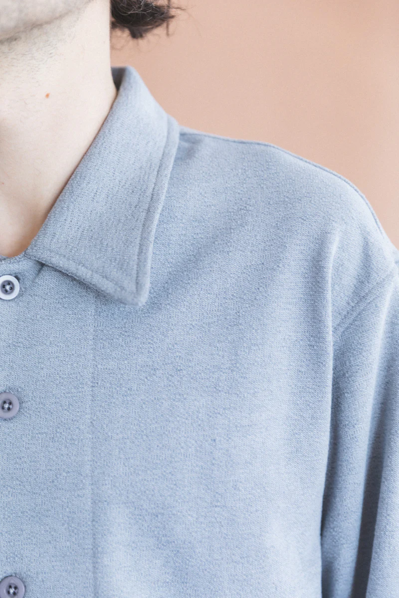 FRANCISCO BUTTONDOWN IN PIGMENT CHALK - Image 9