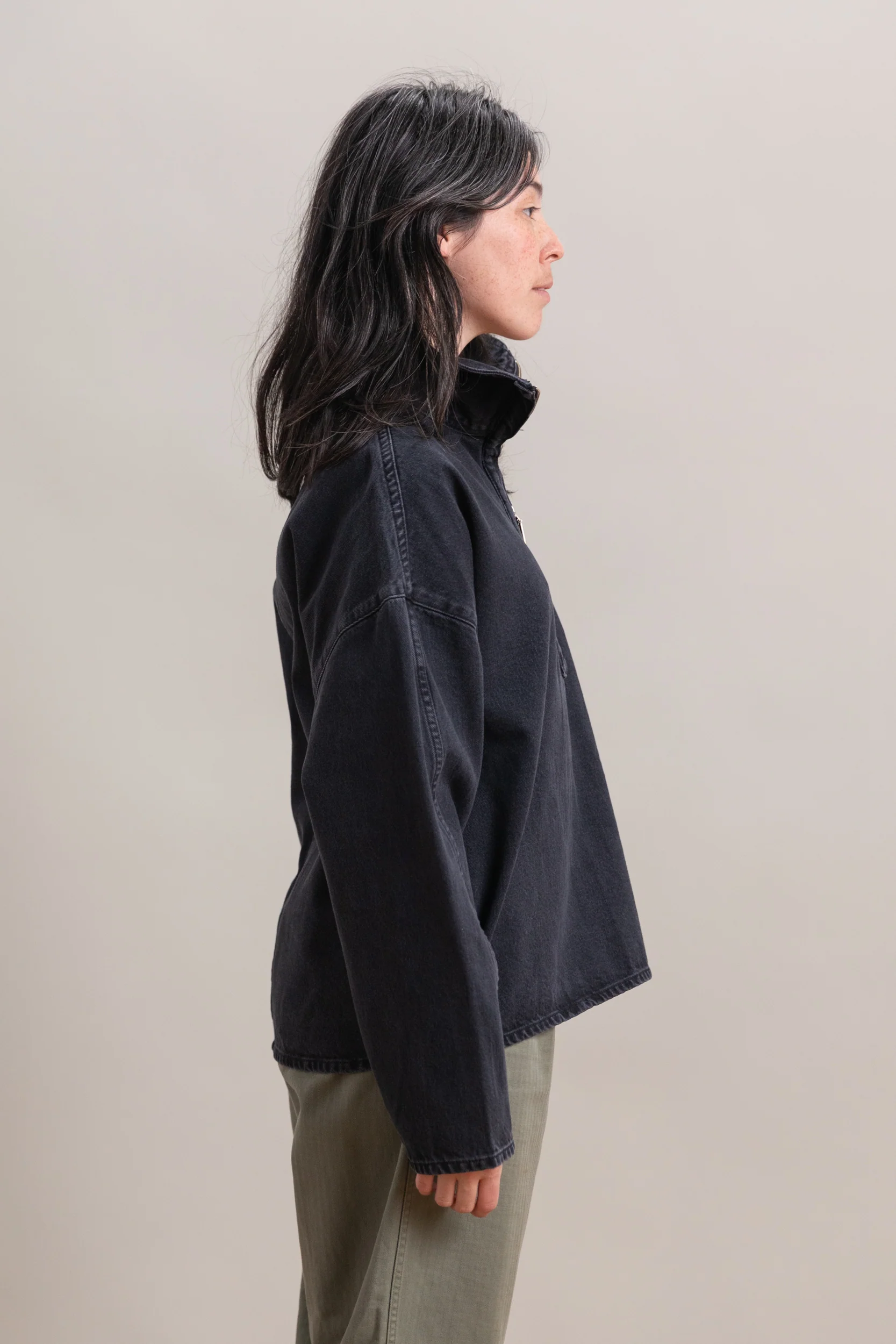 FUNNEL POPOVER IN HURRICANE DENIM - Image 3
