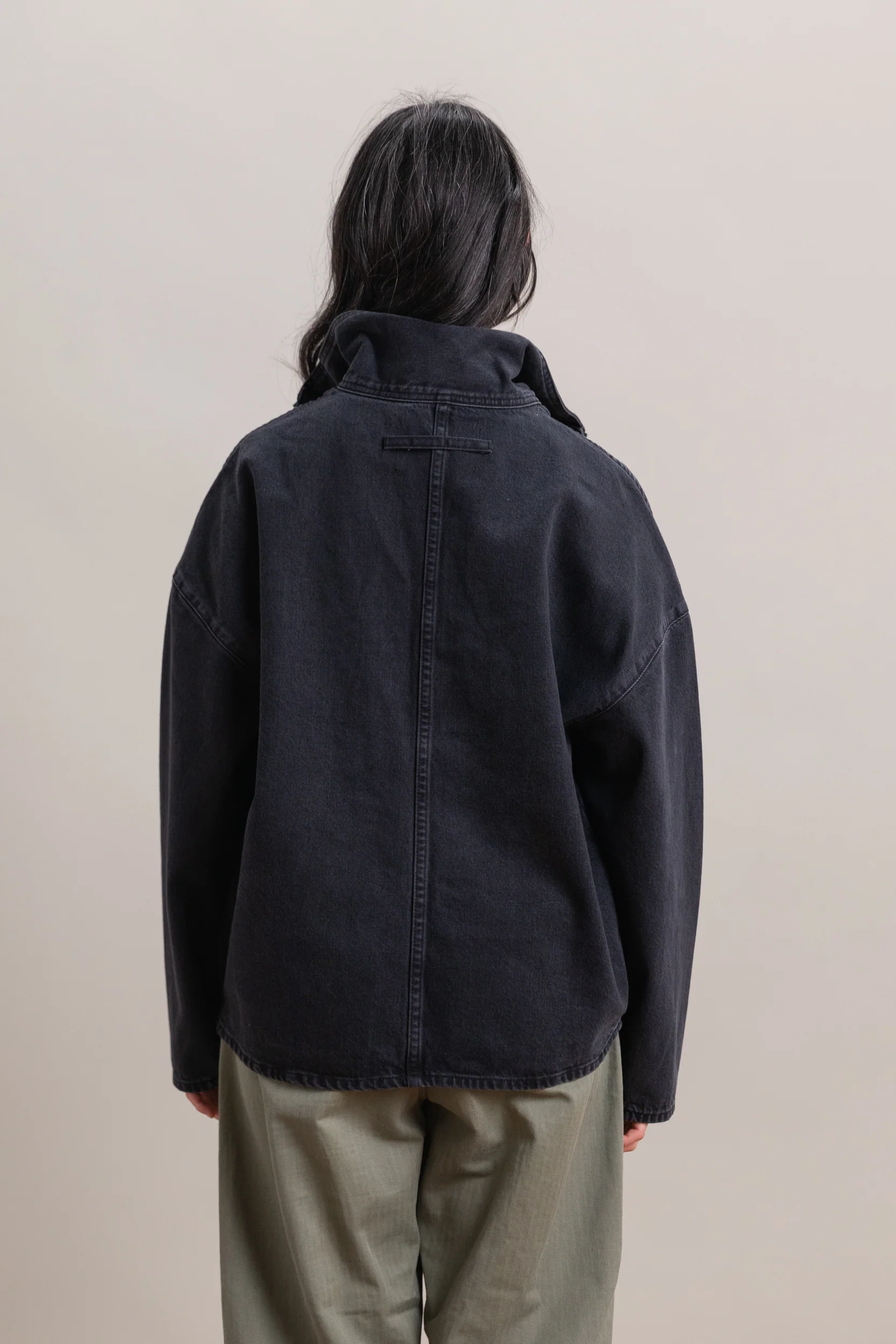 FUNNEL POPOVER IN HURRICANE DENIM - Image 4