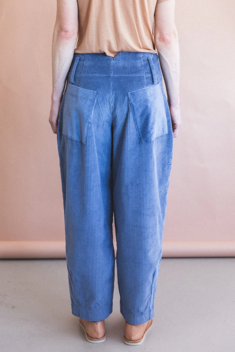 GRACE TROUSER IN MYSTERE BRITISH 5 WALE CORDUROY - Image 4