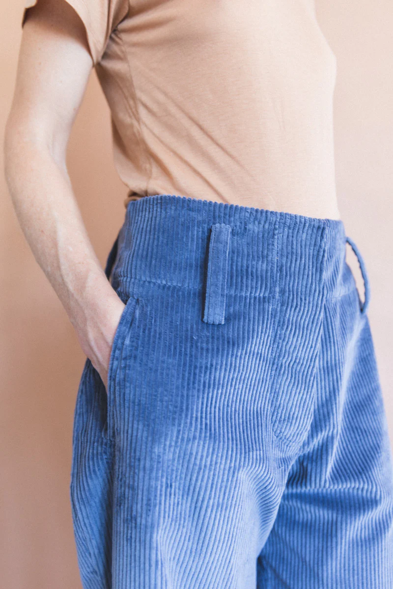 GRACE TROUSER IN MYSTERE BRITISH 5 WALE CORDUROY - Image 5