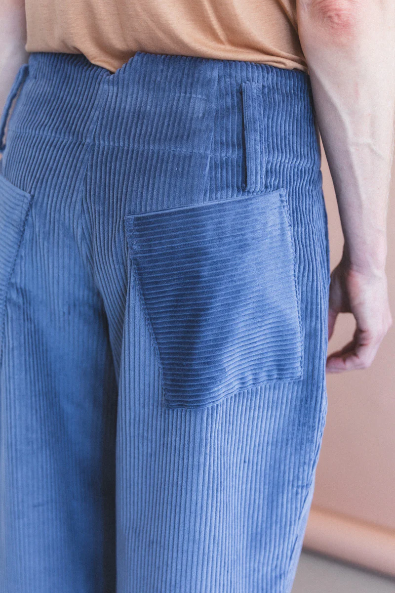 GRACE TROUSER IN MYSTERE BRITISH 5 WALE CORDUROY - Image 6