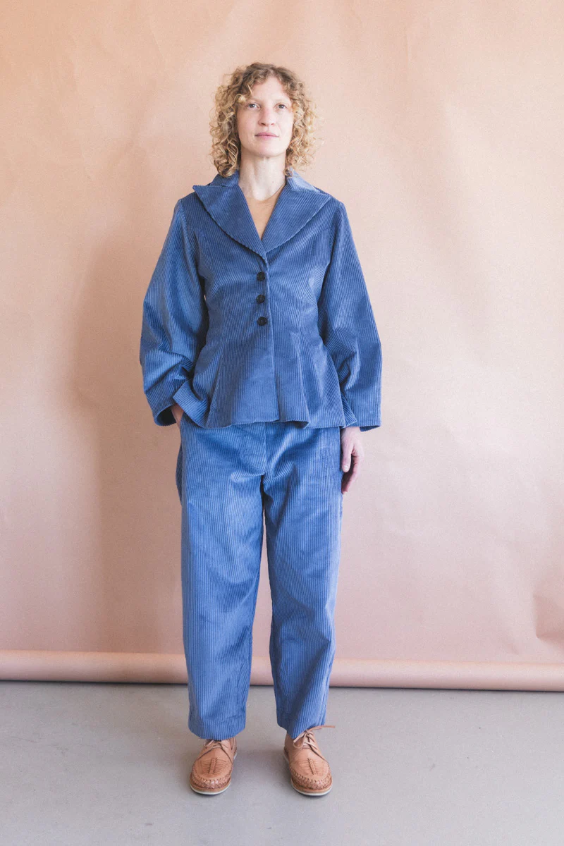 GRACE TROUSER IN MYSTERE BRITISH 5 WALE CORDUROY - Image 7