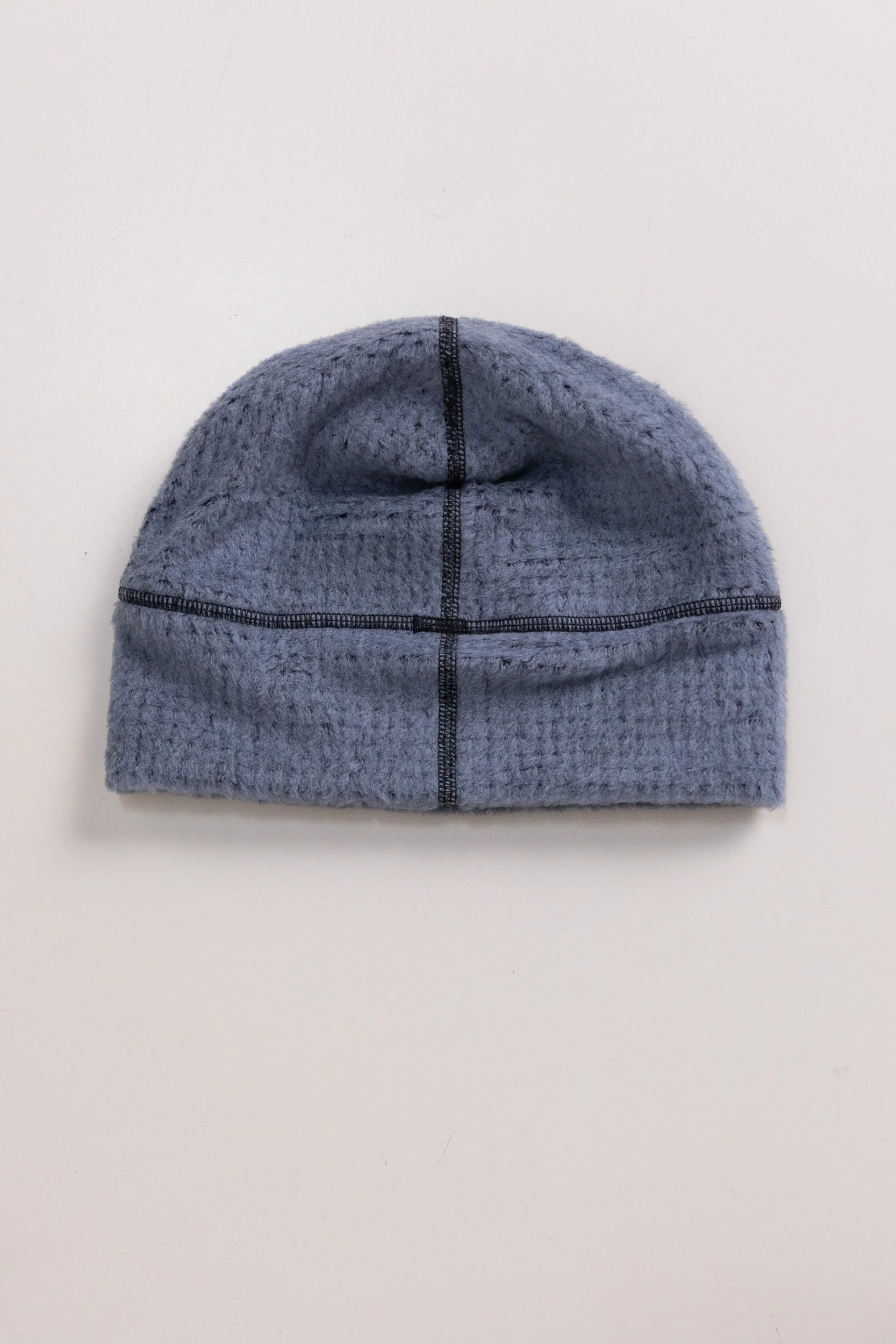 HIGH LOFT WOOL BEANIE IN FLINTSTONE/BLACK