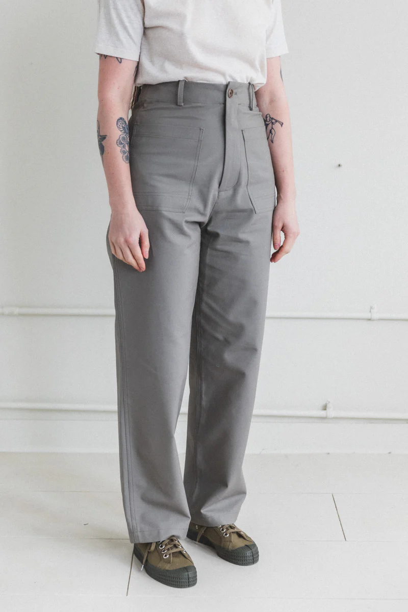 HOWIE PANT IN MUSHROOM TWILL - Image 4