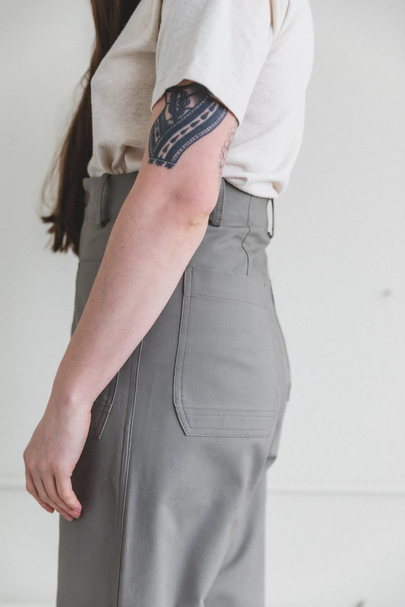 HOWIE PANT IN MUSHROOM TWILL - Image 7