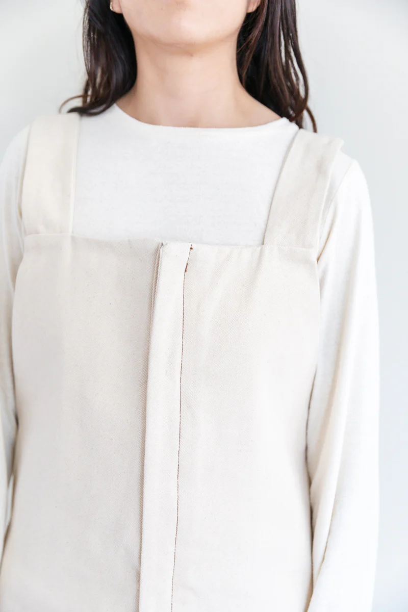 INDRE OVERALLS IN UNDYED COTTON - Image 6