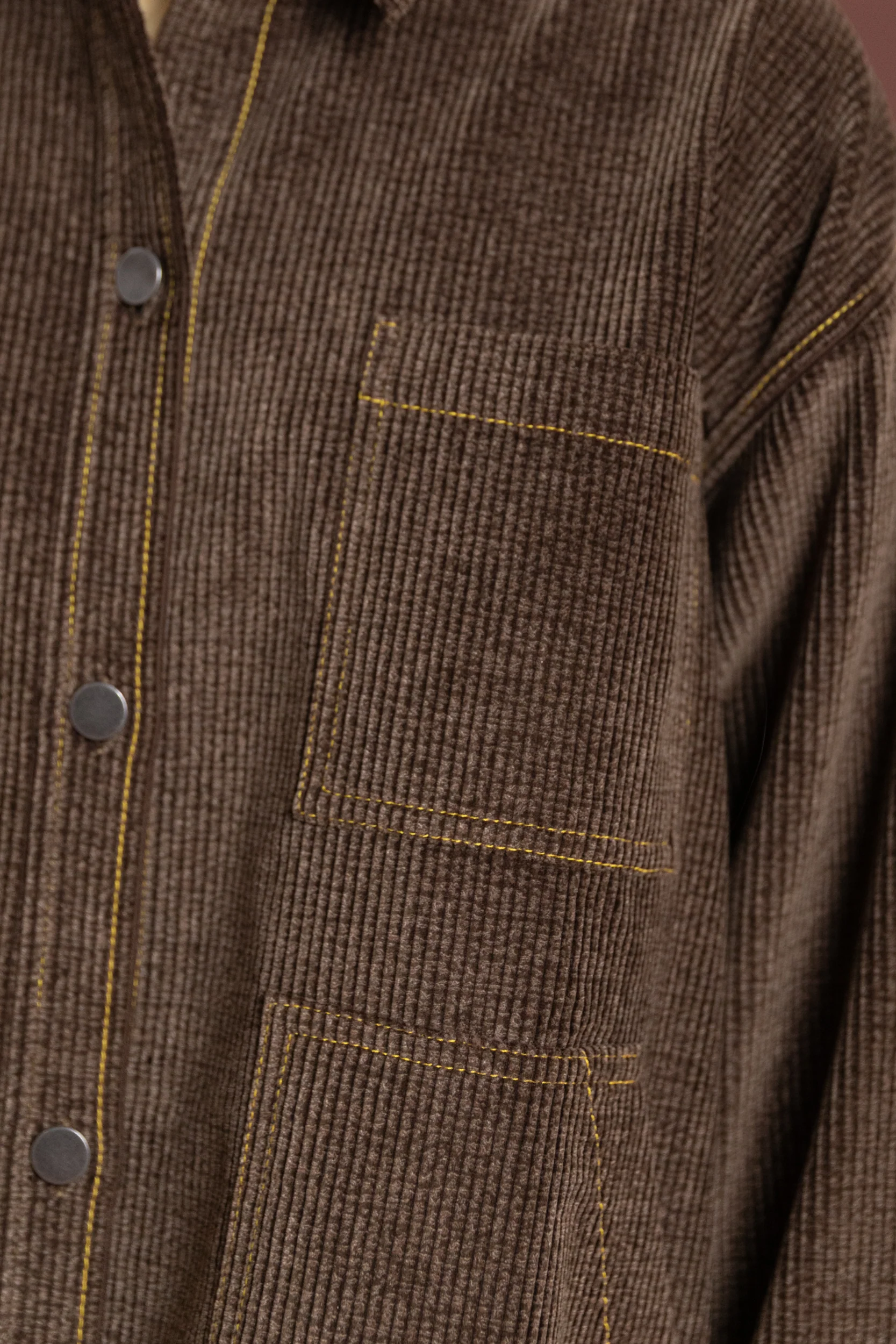JAPANESE COTTON CORDUROY OVERSIZED SHIRT JACKET - Image 7