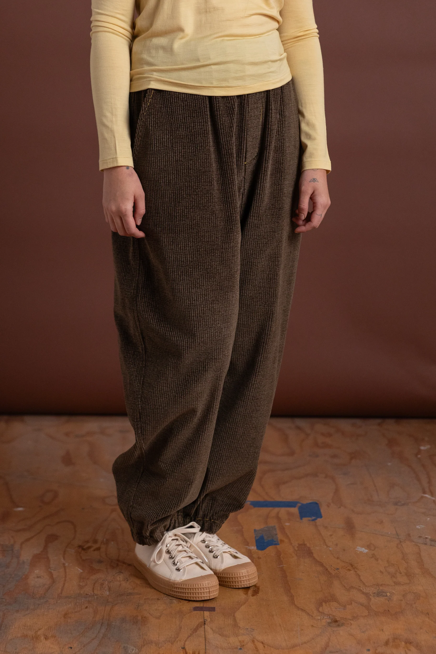 SWEATPANTS IN JAPANESE COTTON CORDUROY - Image 3
