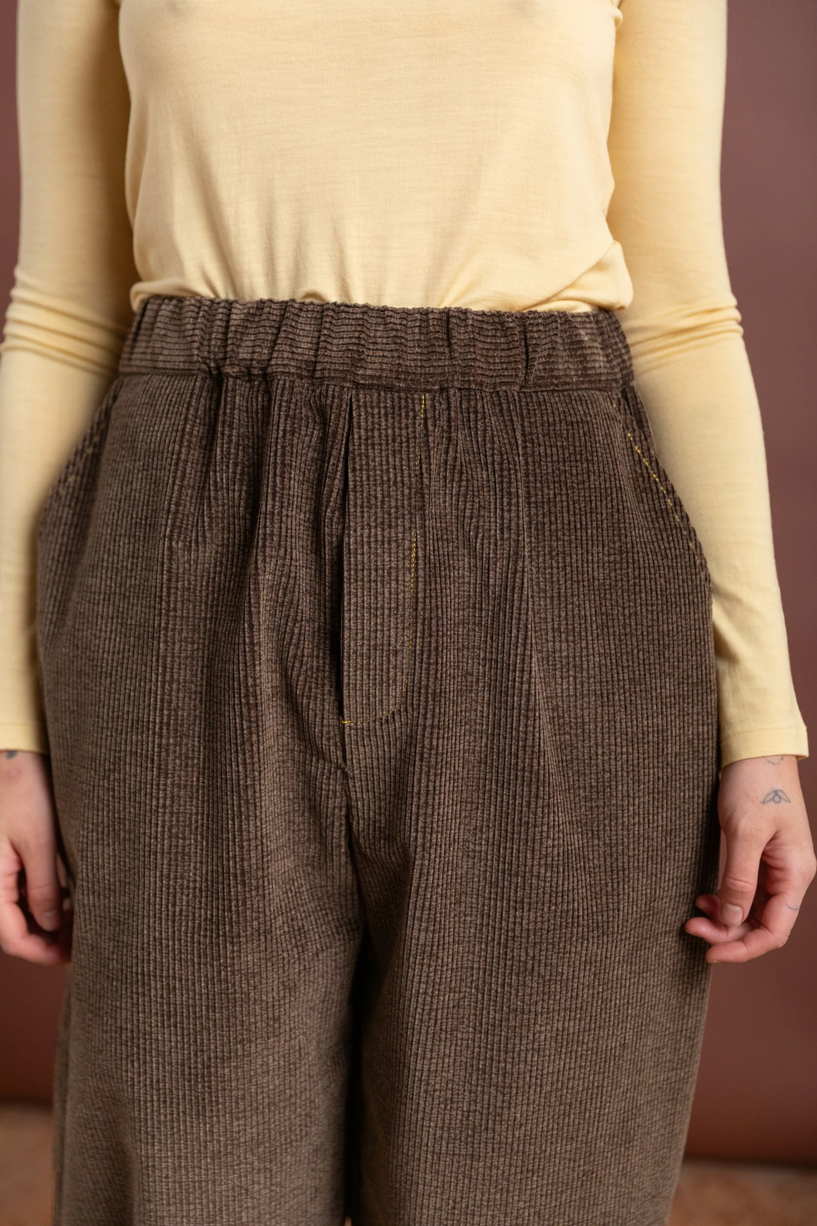 SWEATPANTS IN JAPANESE COTTON CORDUROY - Image 7