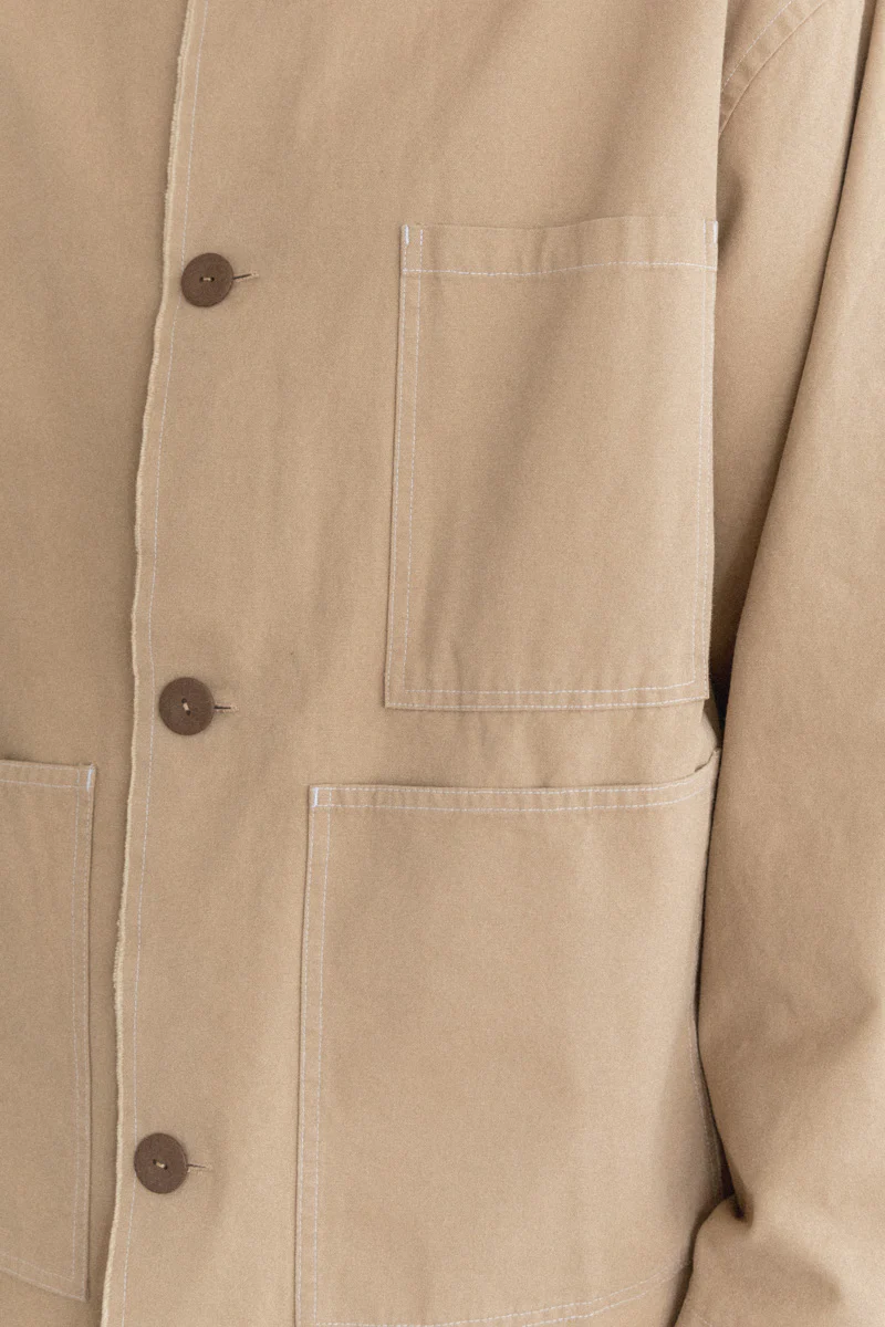 JUDD JACKET IN DARK KHAKI - Image 5