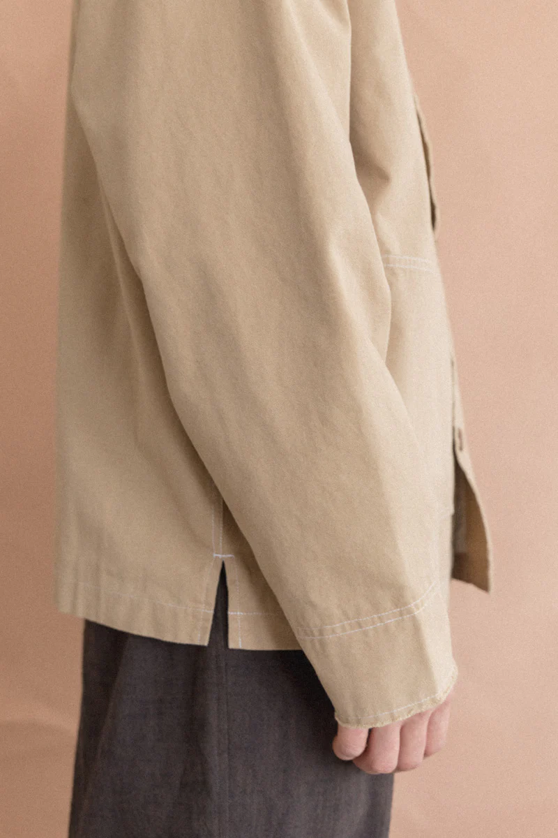 JUDD JACKET IN DARK KHAKI - Image 6