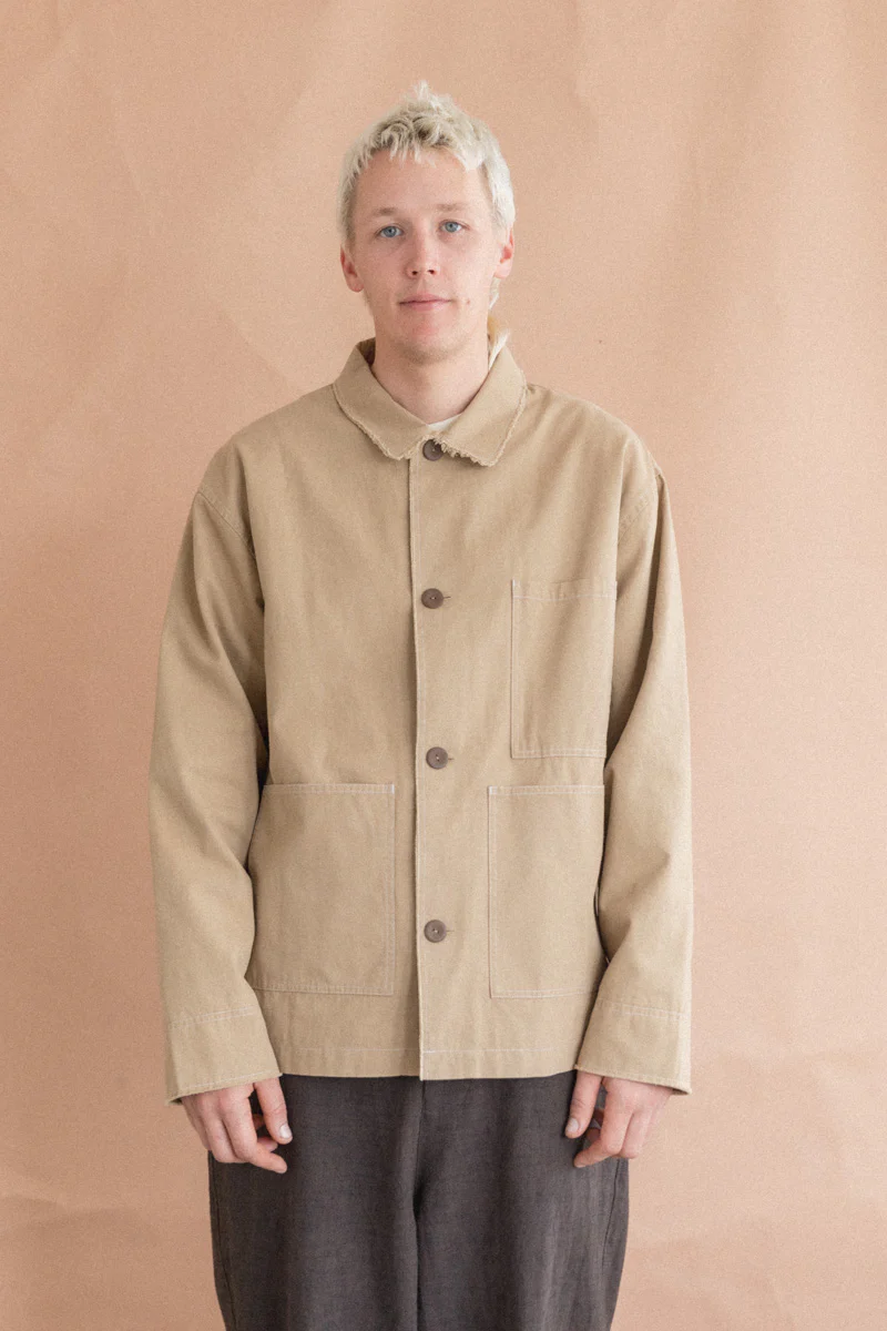 JUDD JACKET IN DARK KHAKI - Image 7