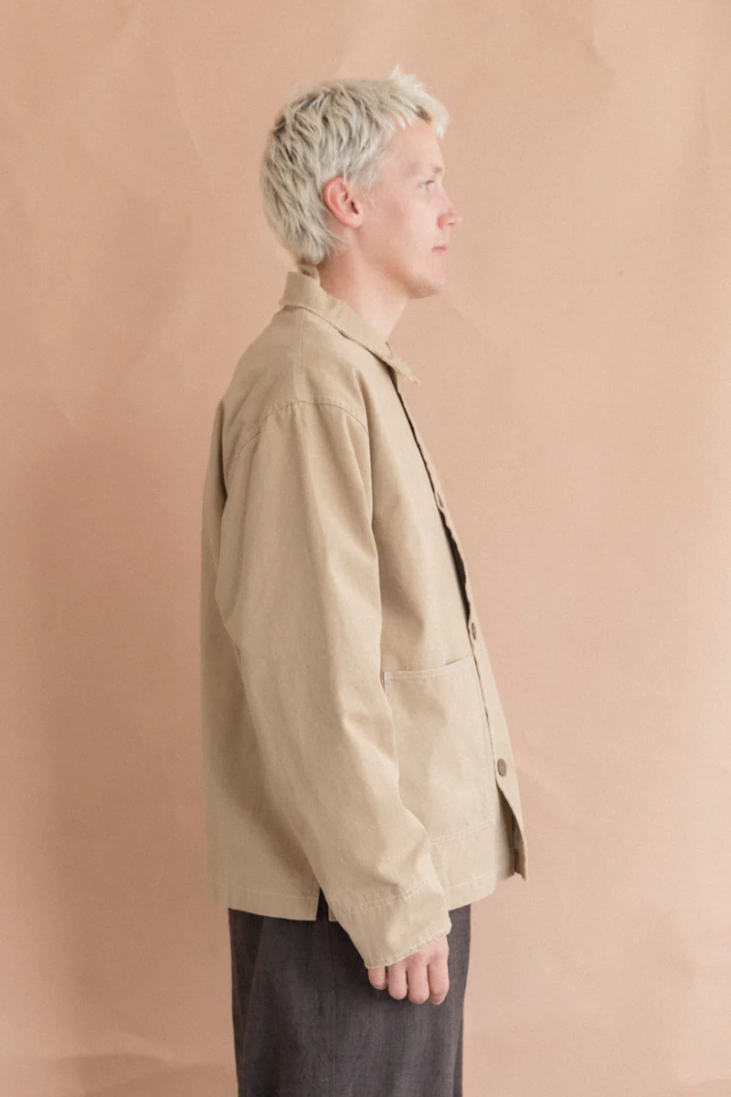 JUDD JACKET IN DARK KHAKI - Image 8
