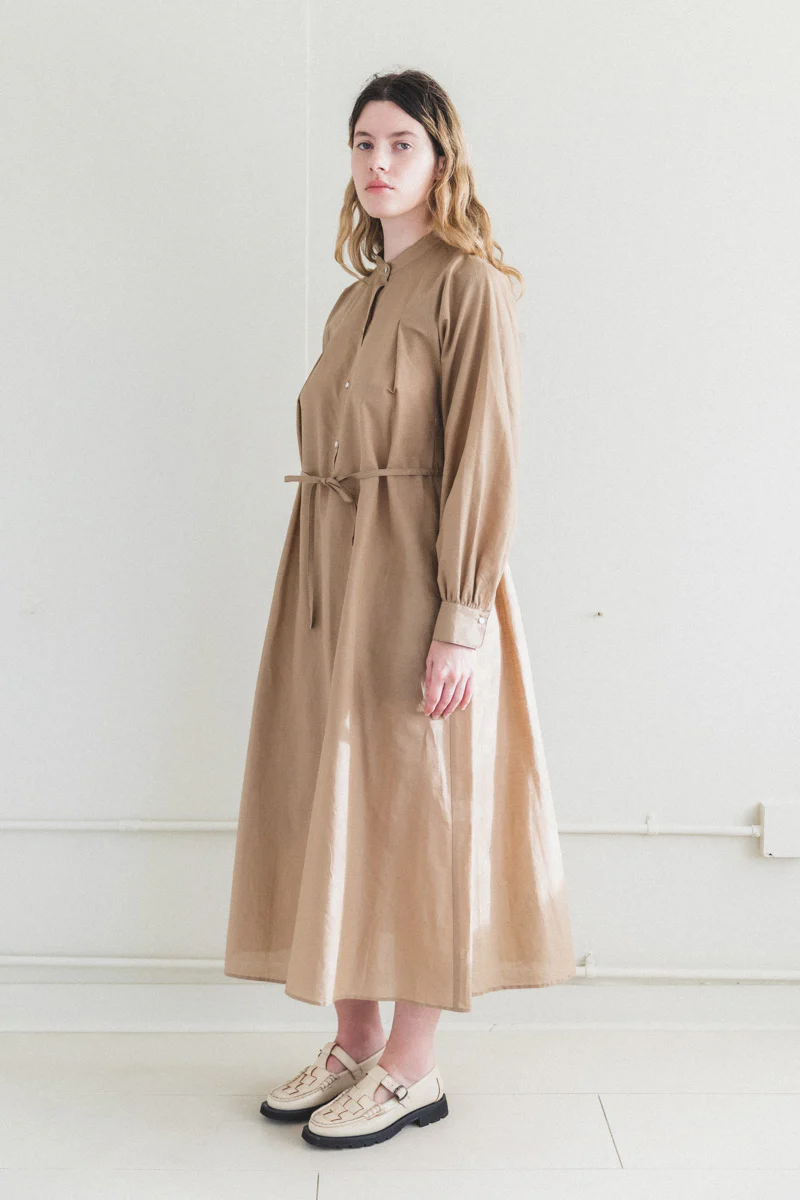 KADIKOY DRESS IN HONEY TAILOR LINEN - Image 5