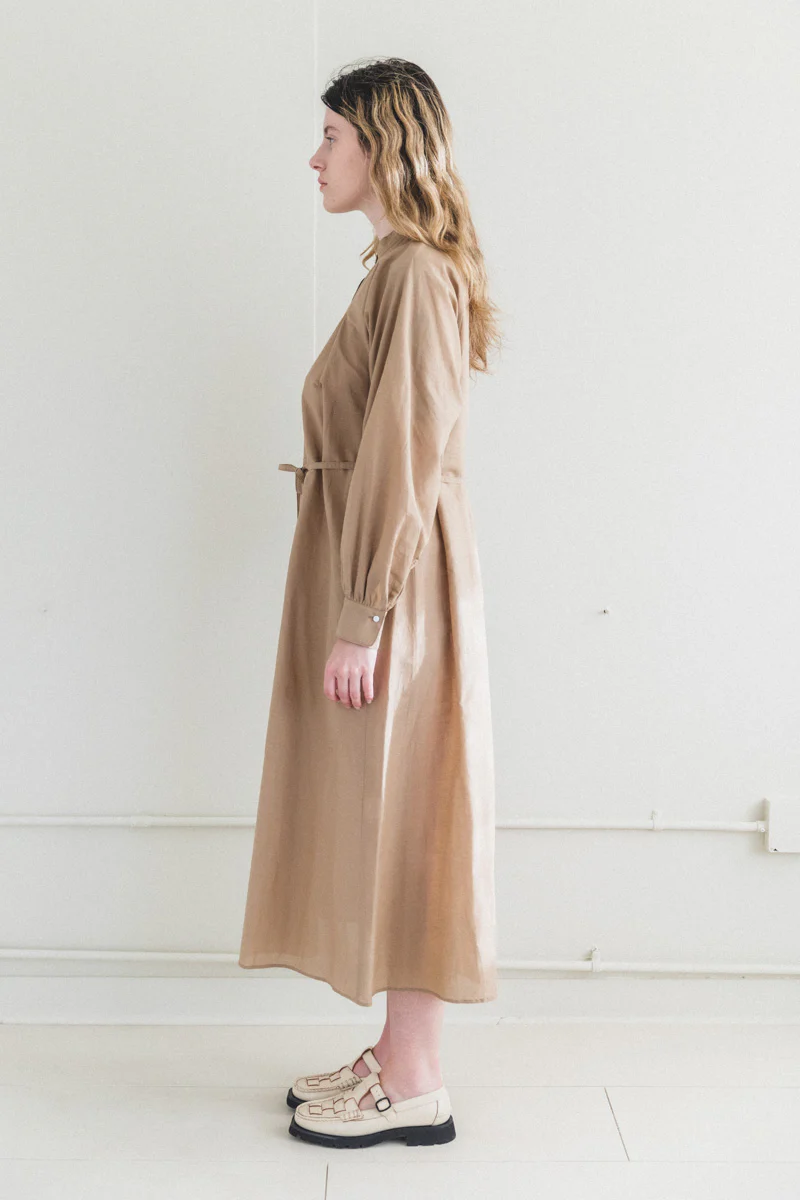 KADIKOY DRESS IN HONEY TAILOR LINEN - Image 6