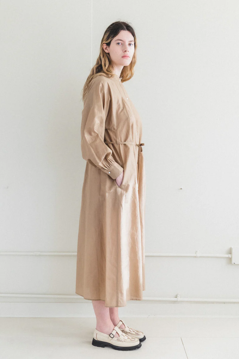 KADIKOY DRESS IN HONEY TAILOR LINEN - Image 7