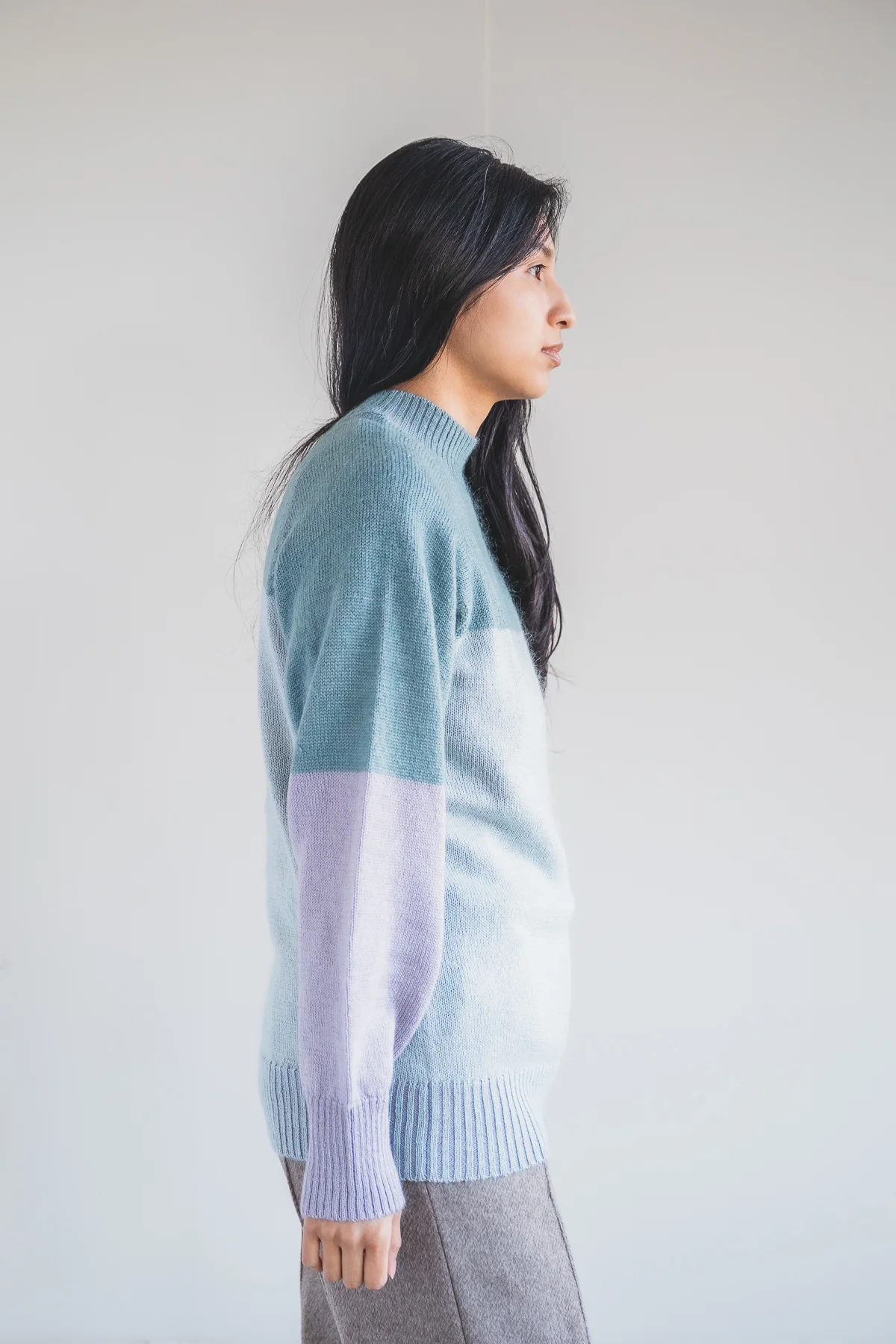 KHAM COLOR SWEATER IN FEATHERY SILK AND MOHAIR - Image 4