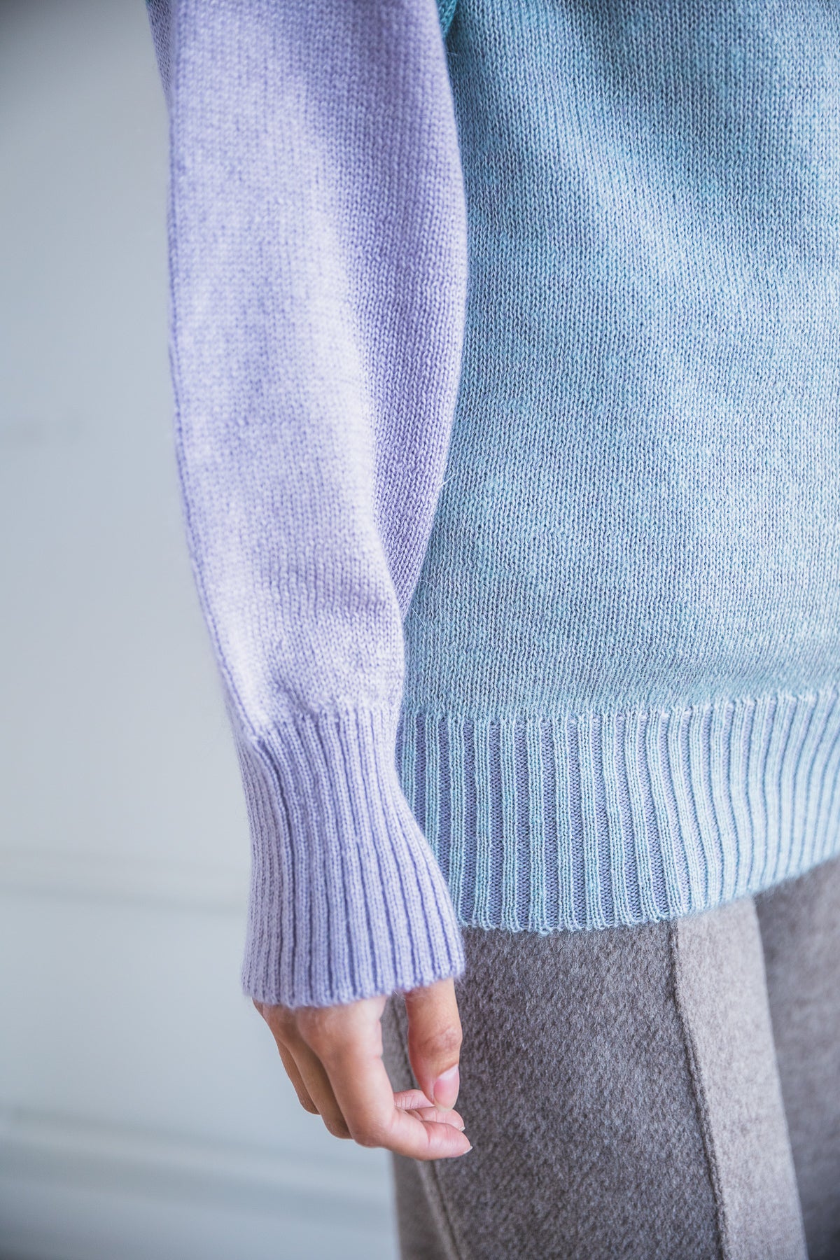 KHAM COLOR SWEATER IN FEATHERY SILK AND MOHAIR - Image 7
