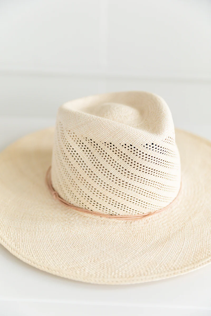 LAKESHORE HAT IN MEDIUM FINE GRADE PANAMA STRAW - Image 2