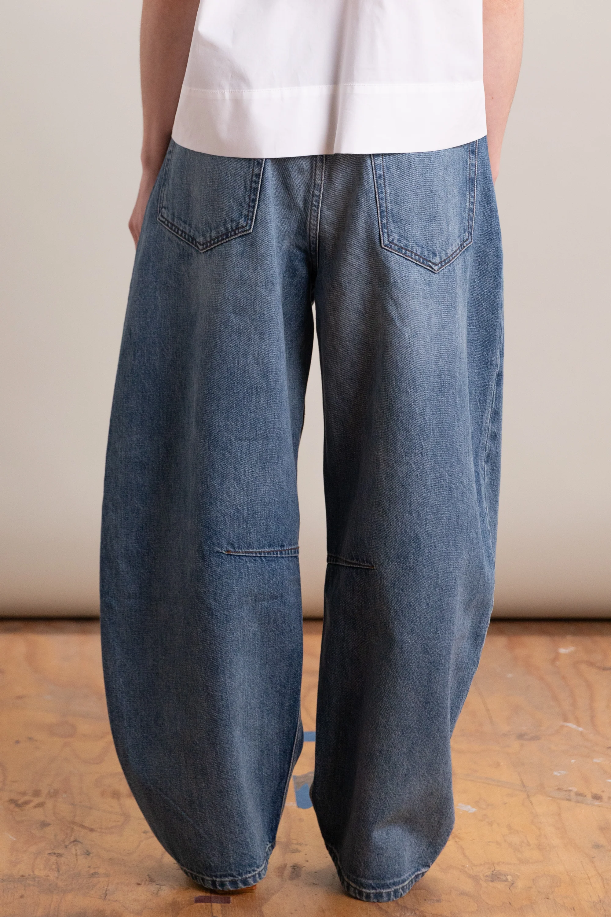 LIDO ANKLE JEANS IN SMOKE BLUE DENIM - Image 6