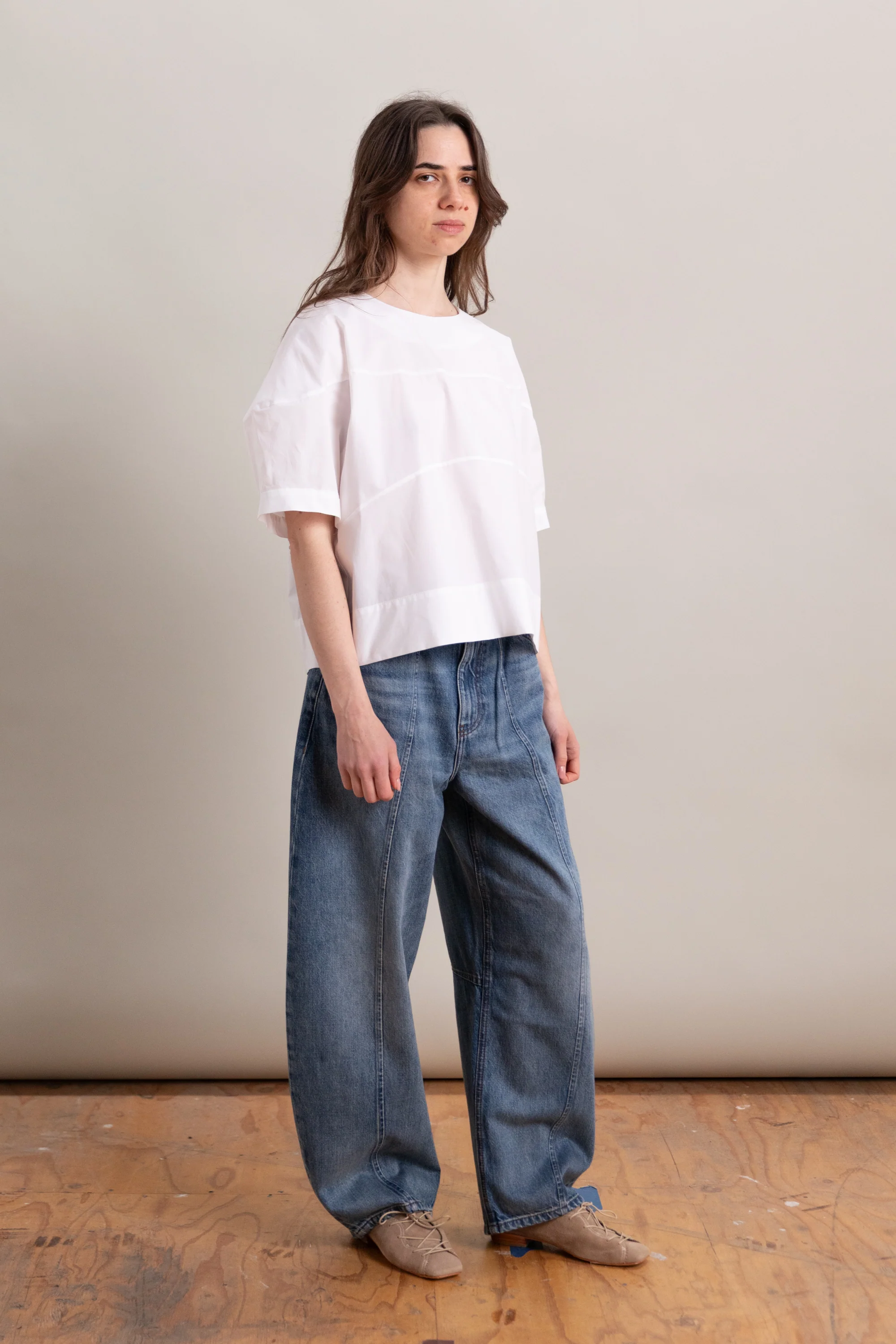 LIDO ANKLE JEANS IN SMOKE BLUE DENIM - Image 7