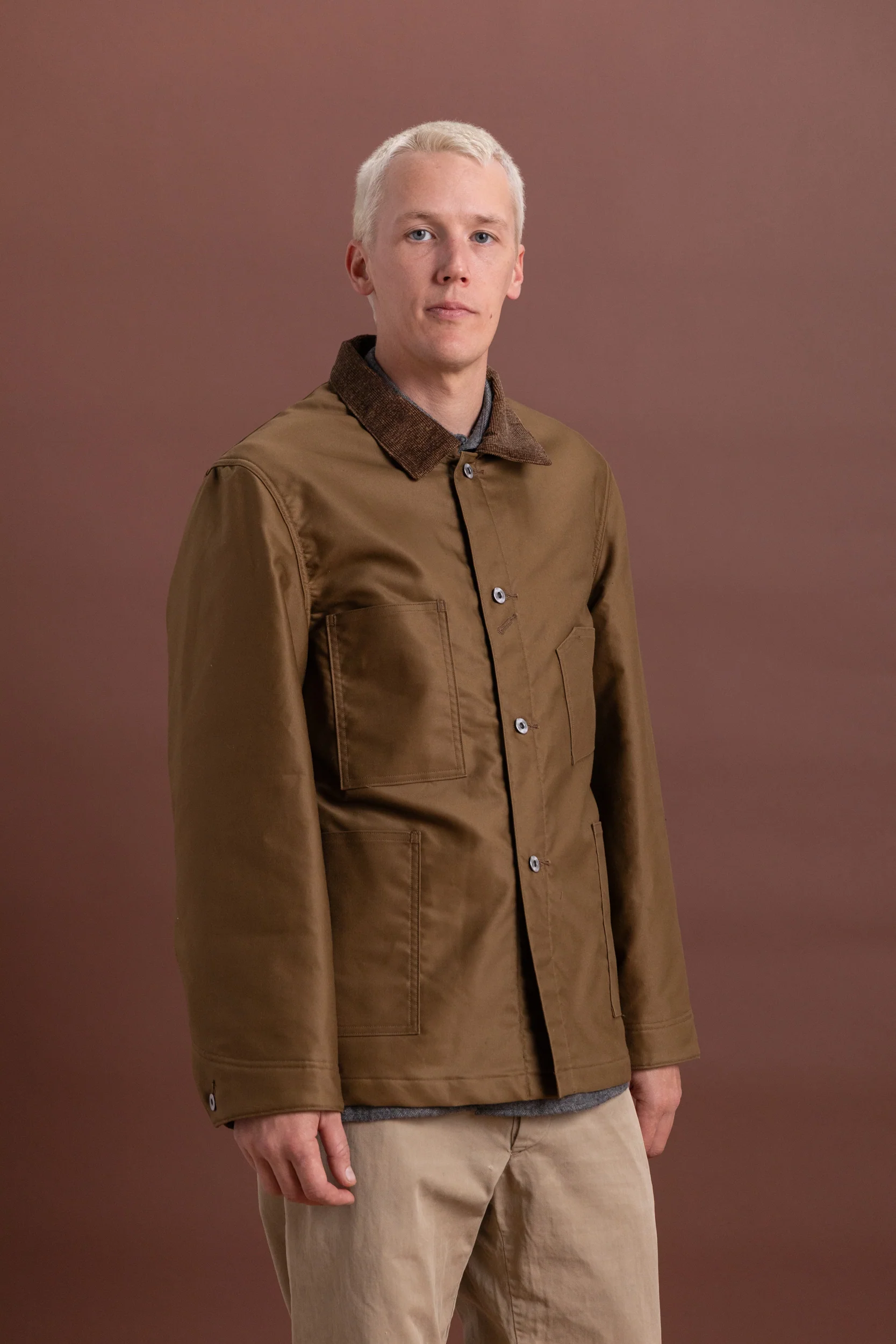 LOT 304 BLANKET LINED COVERALL COAT IN CAMEL - Image 9