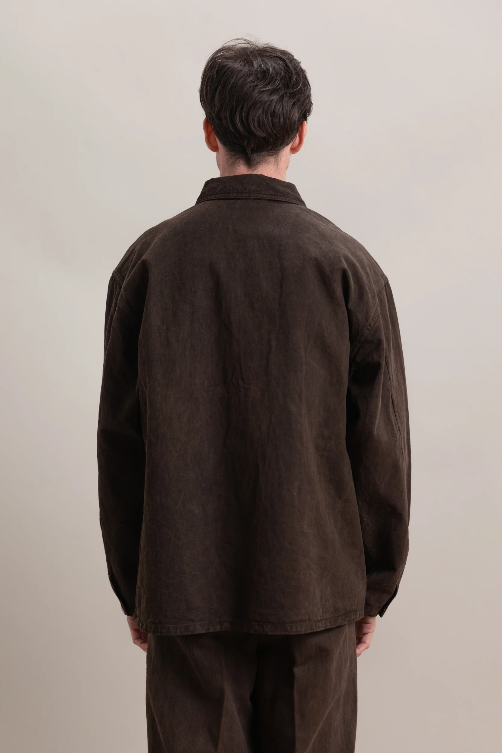 LOT 326 US ARMY M-35 PULLOVER IN MUD DYED BROWN - Image 5