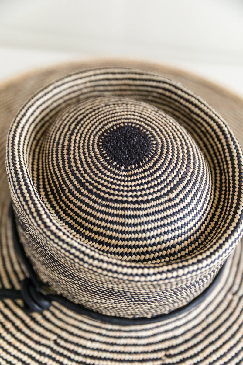 MADRONE IN BICOLOR PANAMA STRAW - Image 3
