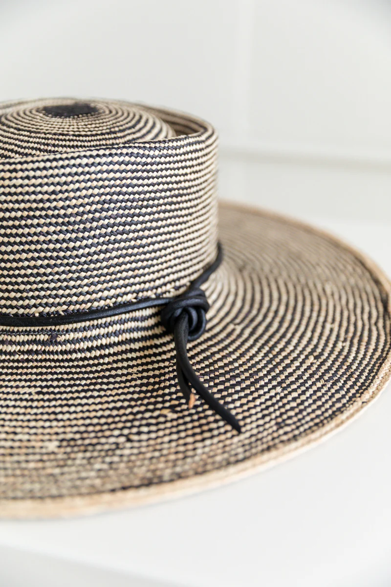 MADRONE IN BICOLOR PANAMA STRAW - Image 4