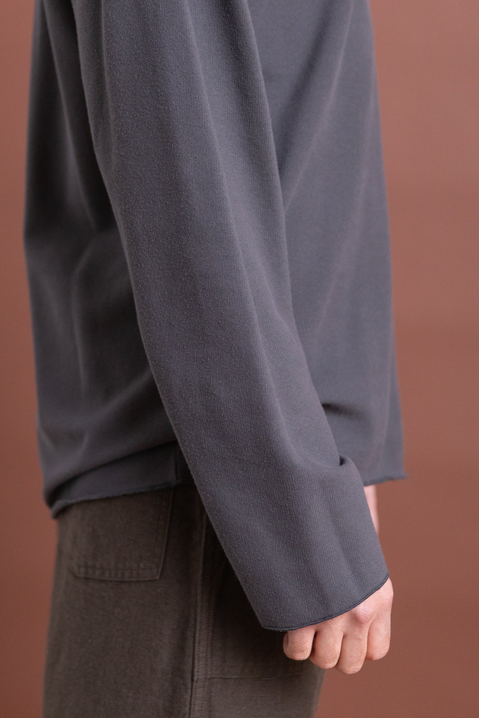 MARINE TOP IN CHARCOAL - Image 3