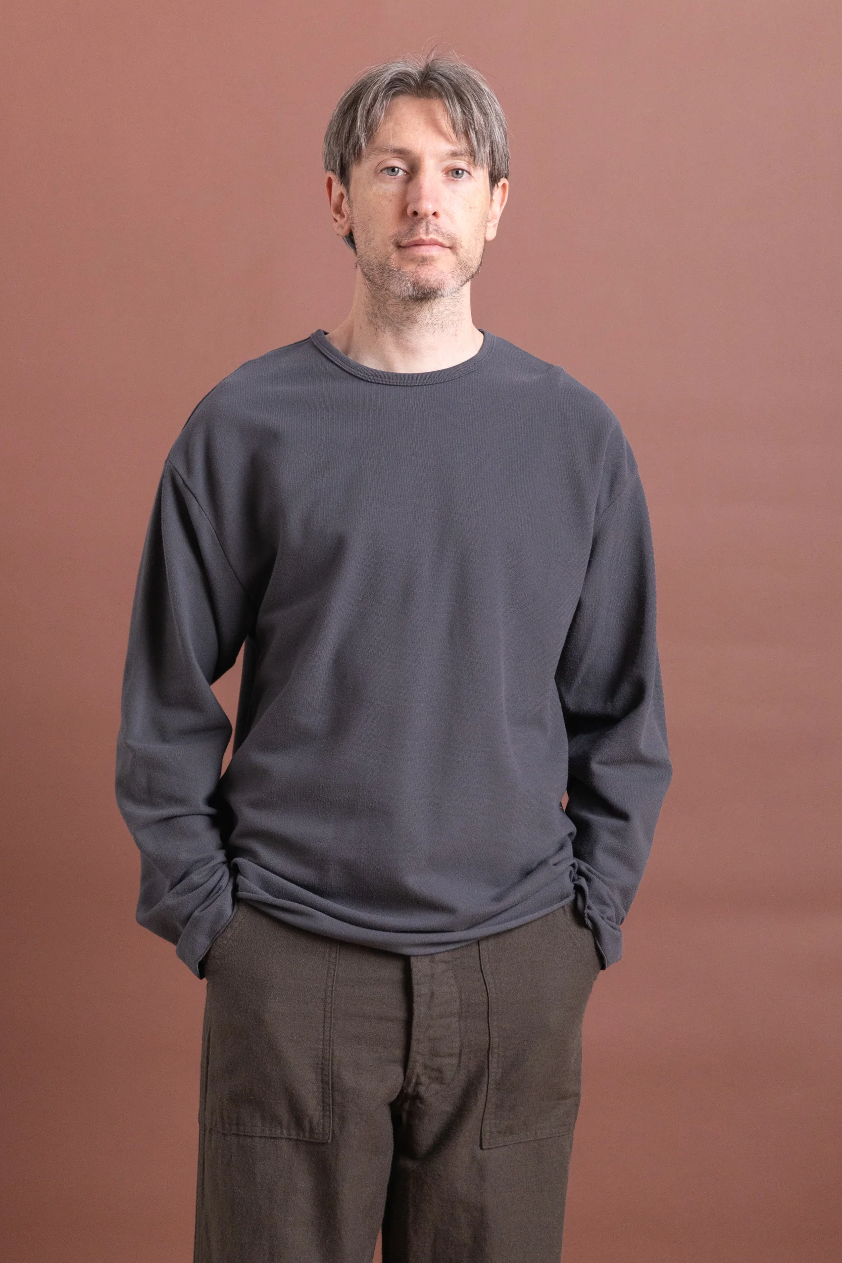 MARINE TOP IN CHARCOAL - Image 4