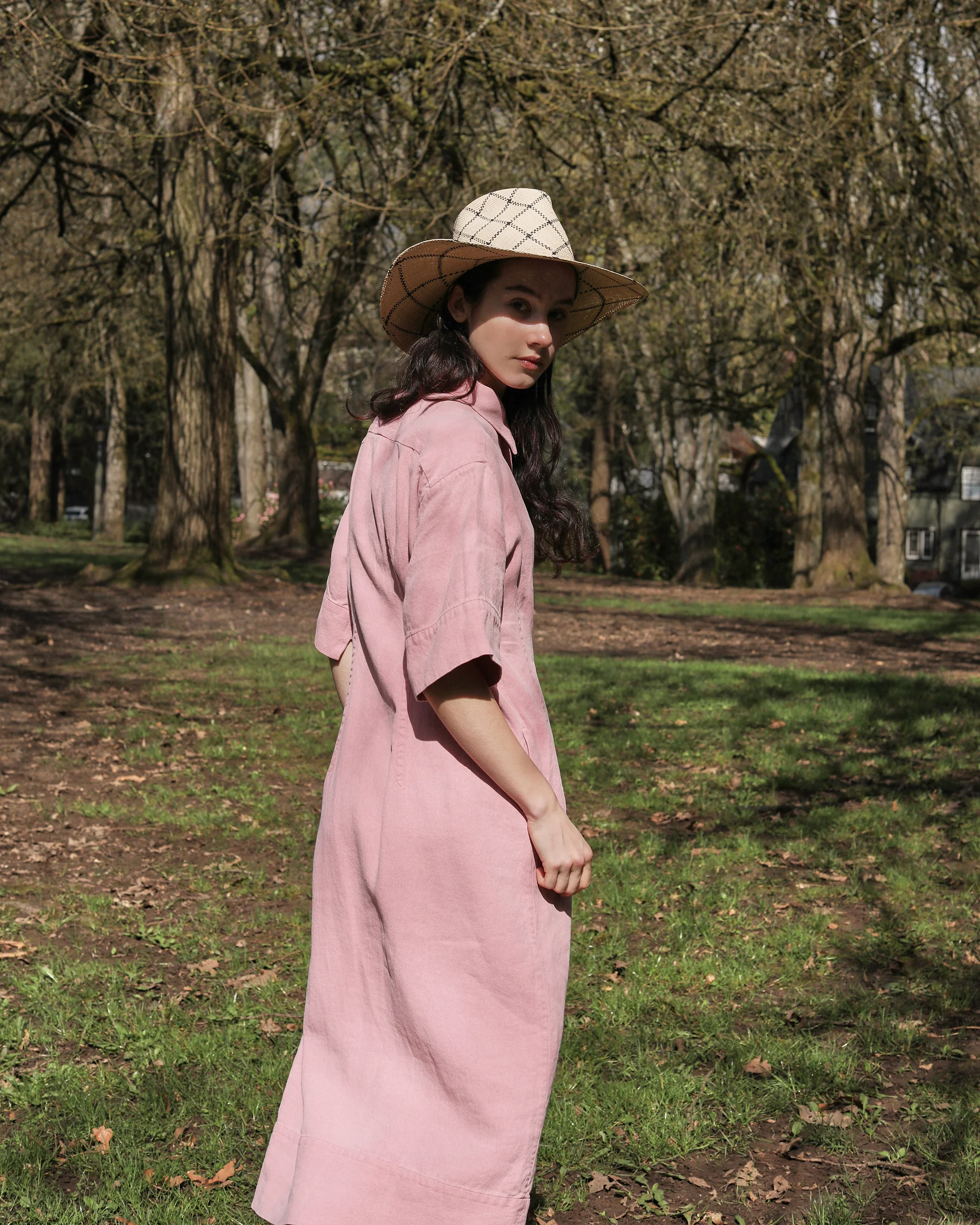 MARKET HAT IN CHECK PANAMA STRAW - Image 10