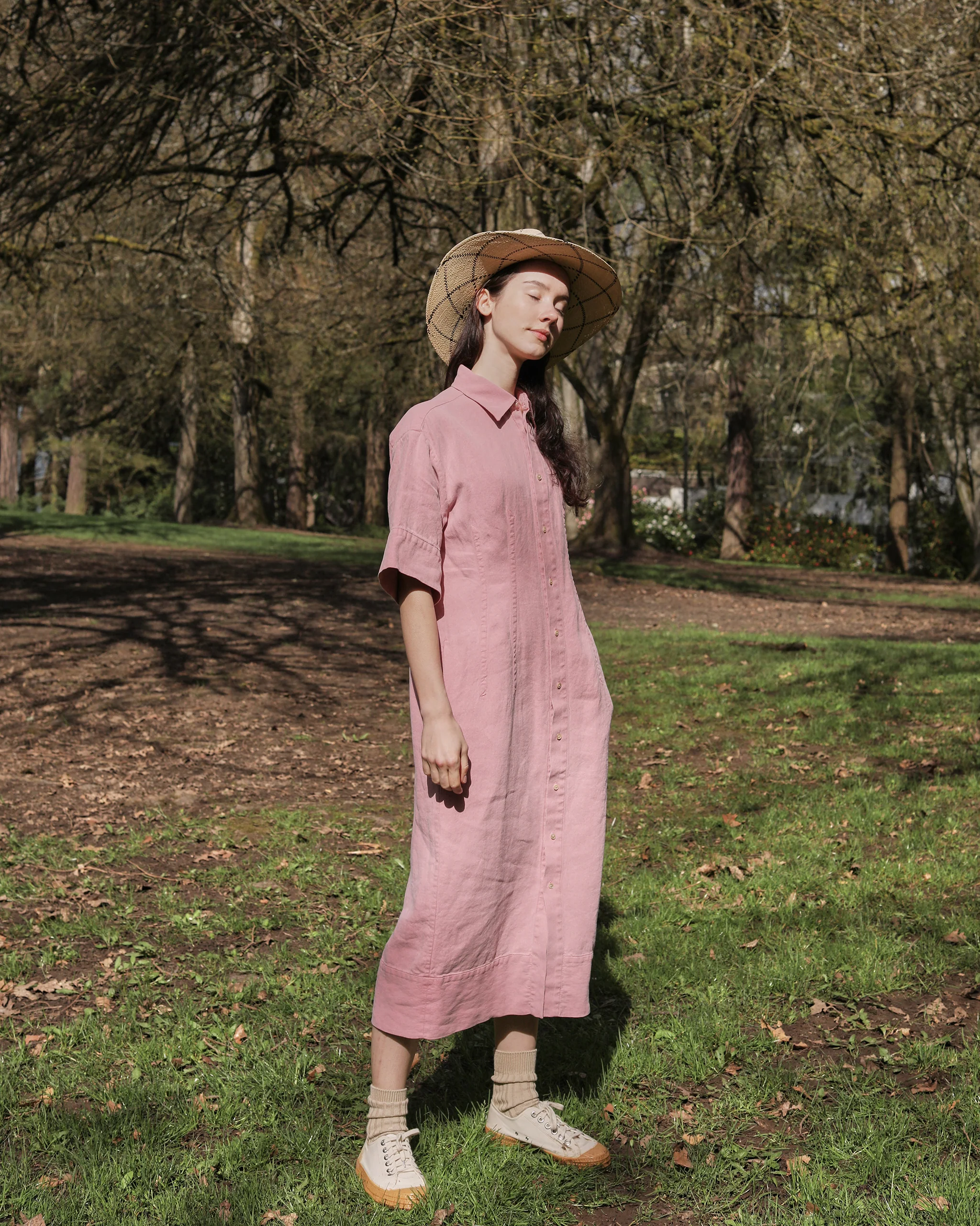 MARKET HAT IN CHECK PANAMA STRAW - Image 11