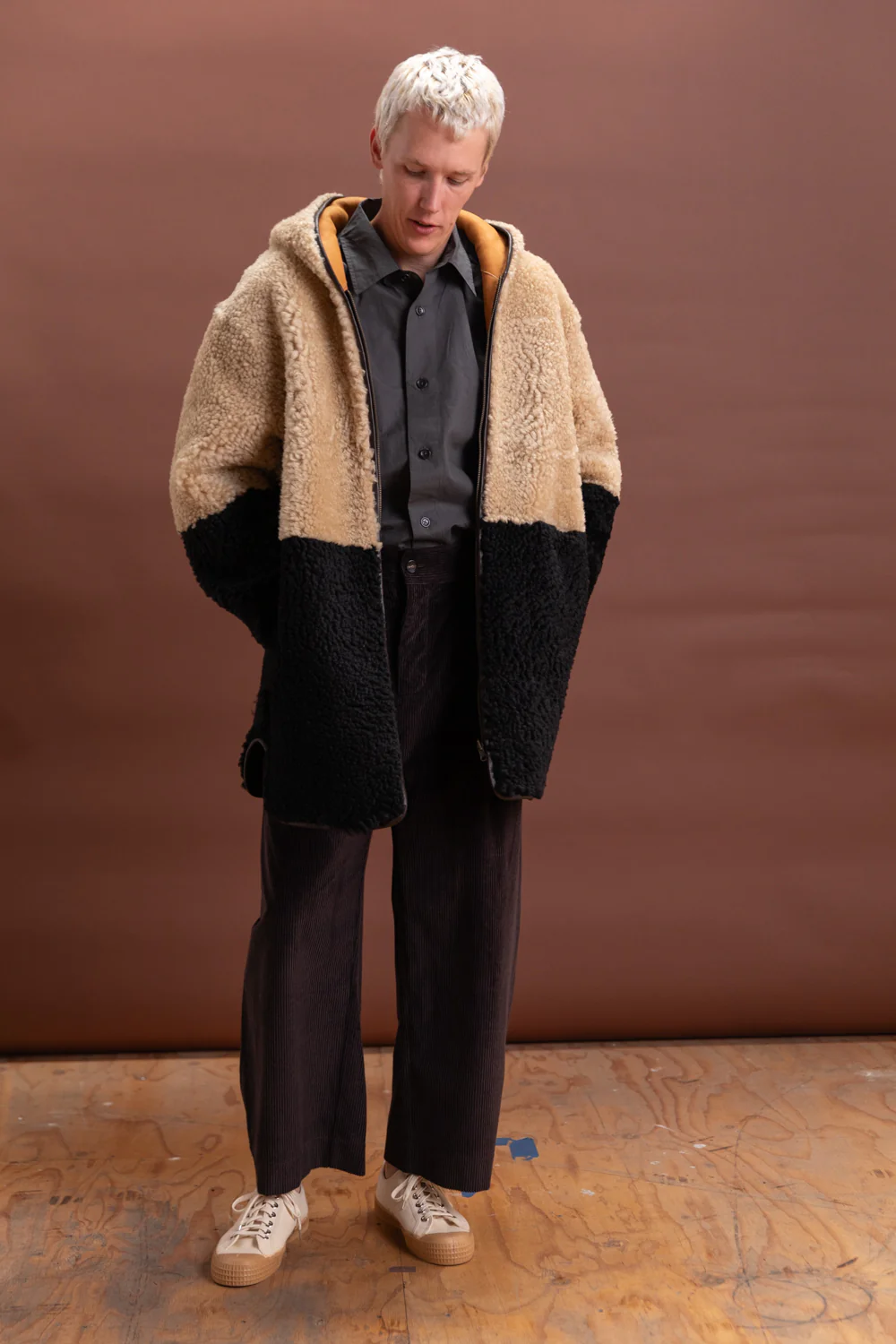 HOODED COAT