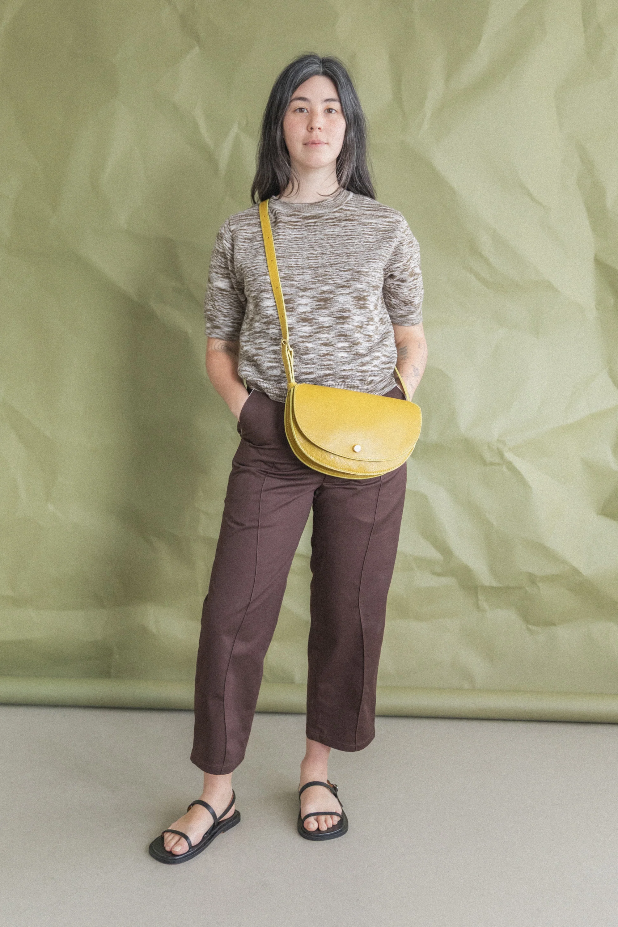 MEZZO IN CHARTREUSE LEATHER - Image 4