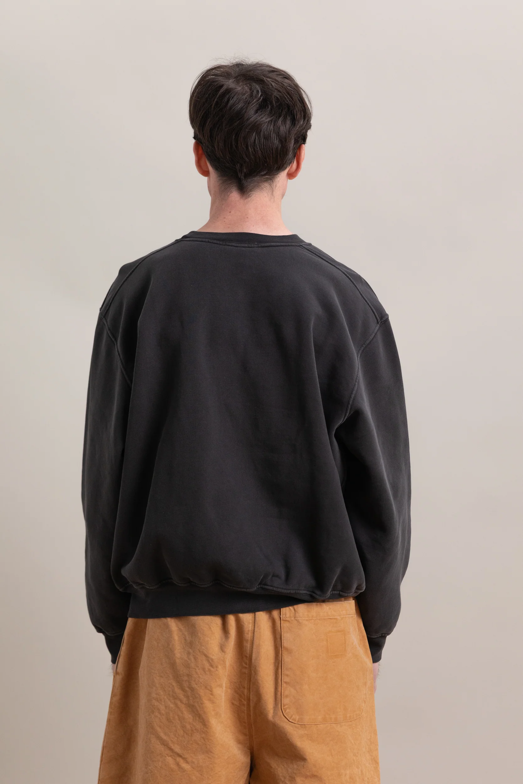 MINI CREWNECK IN PIGMENT CHARCOAL - Image 4