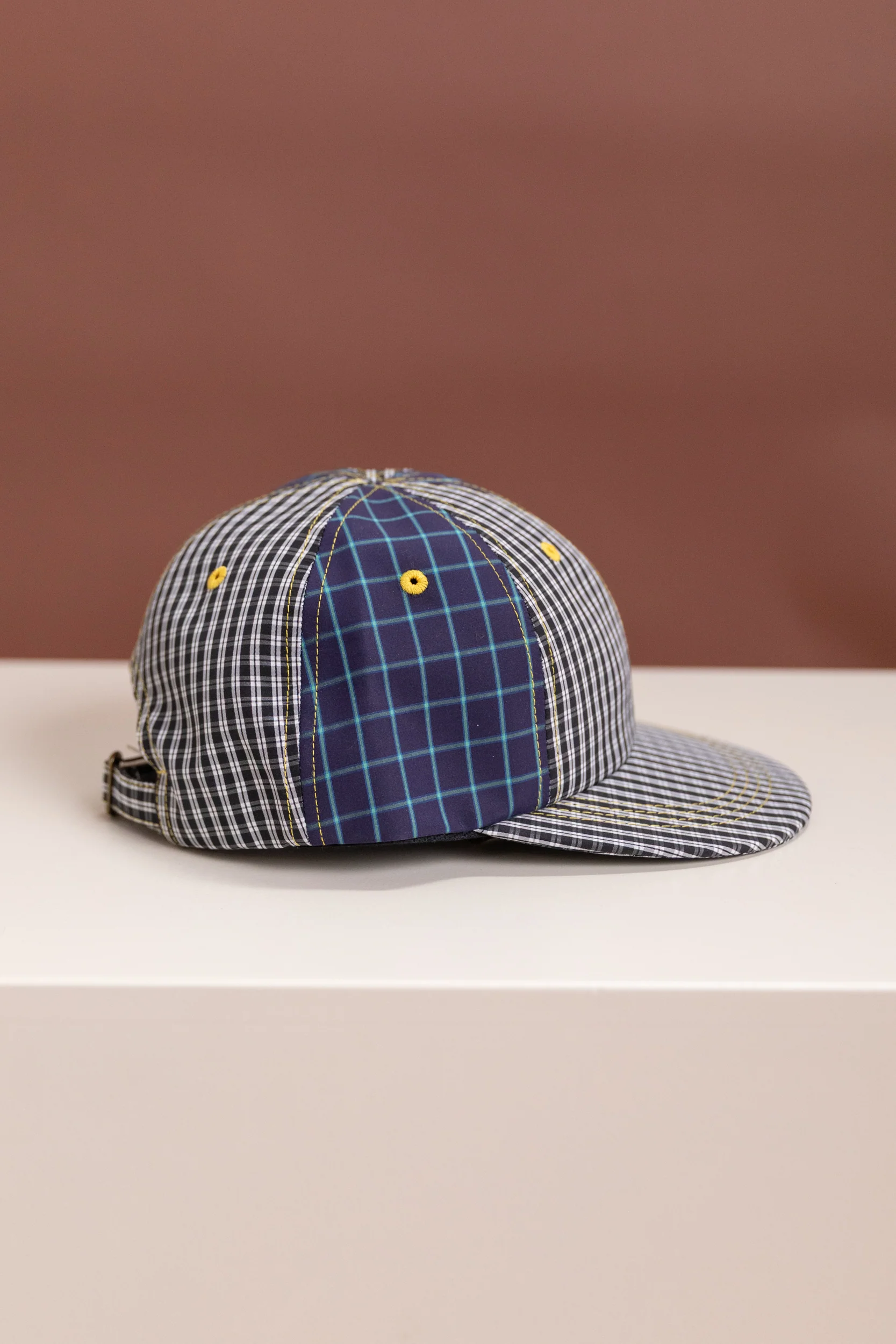 MIXED PLAID CAP - Image 3